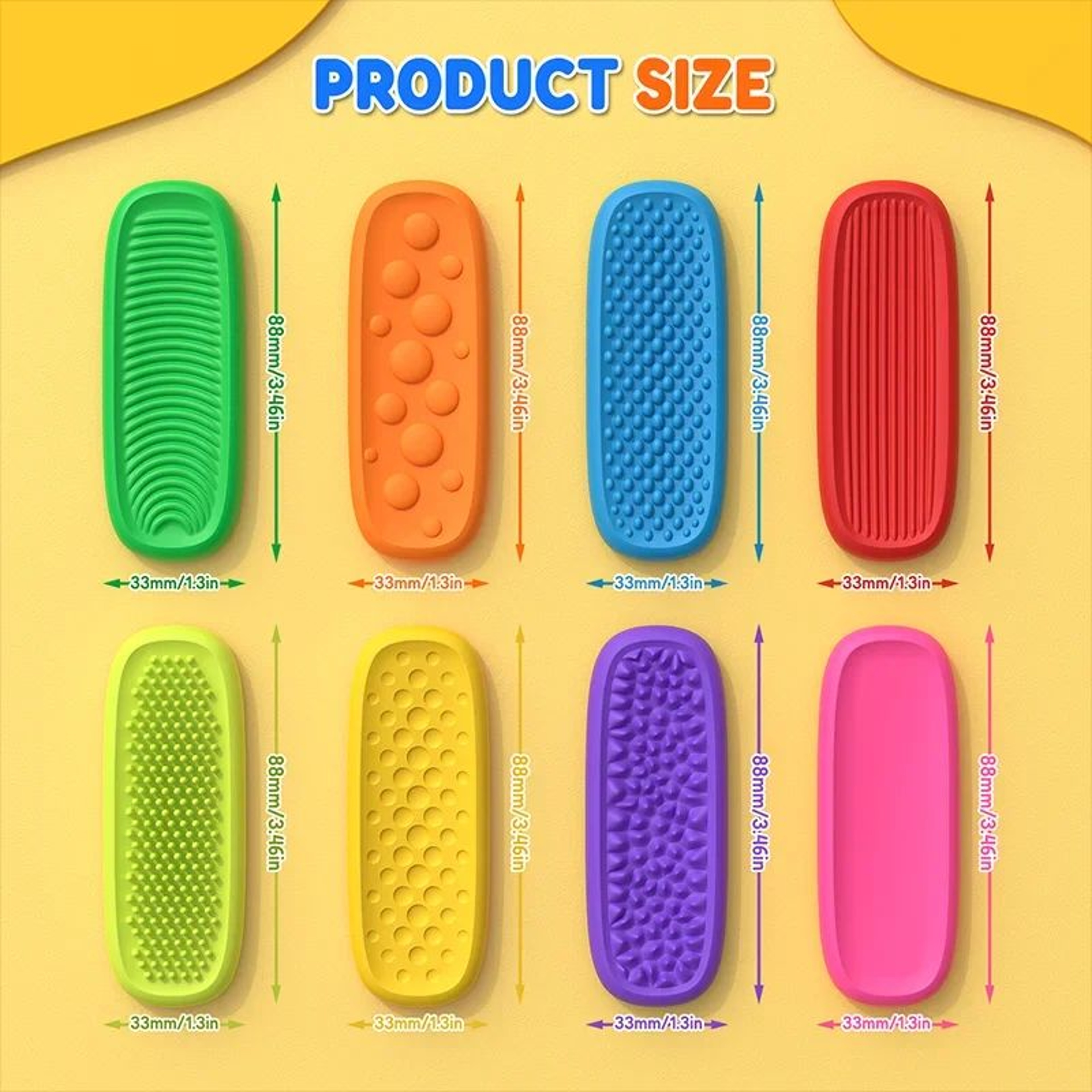 Silicone Sensory Strip Fidget Toy 5
