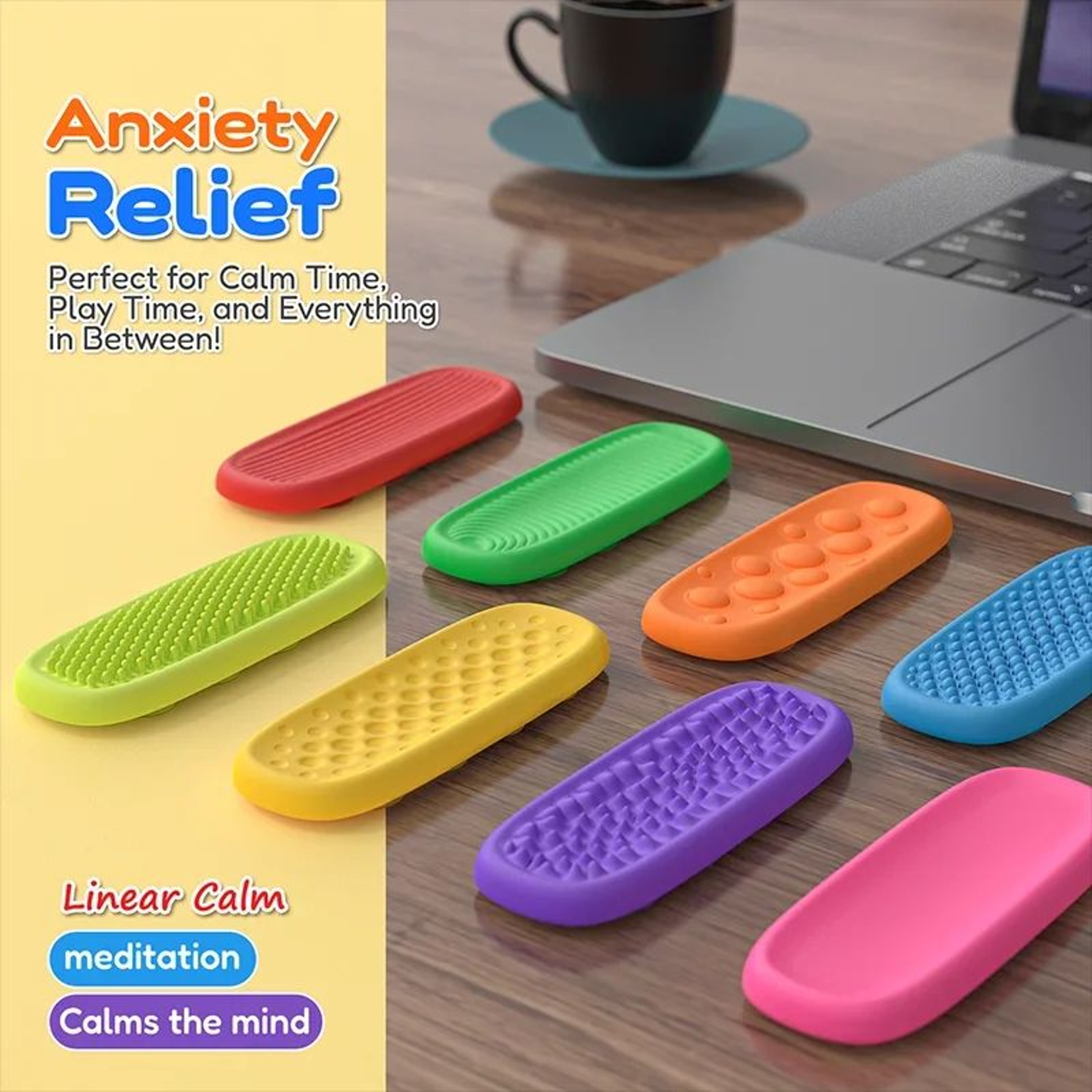 Silicone Sensory Strip Fidget Toy 6