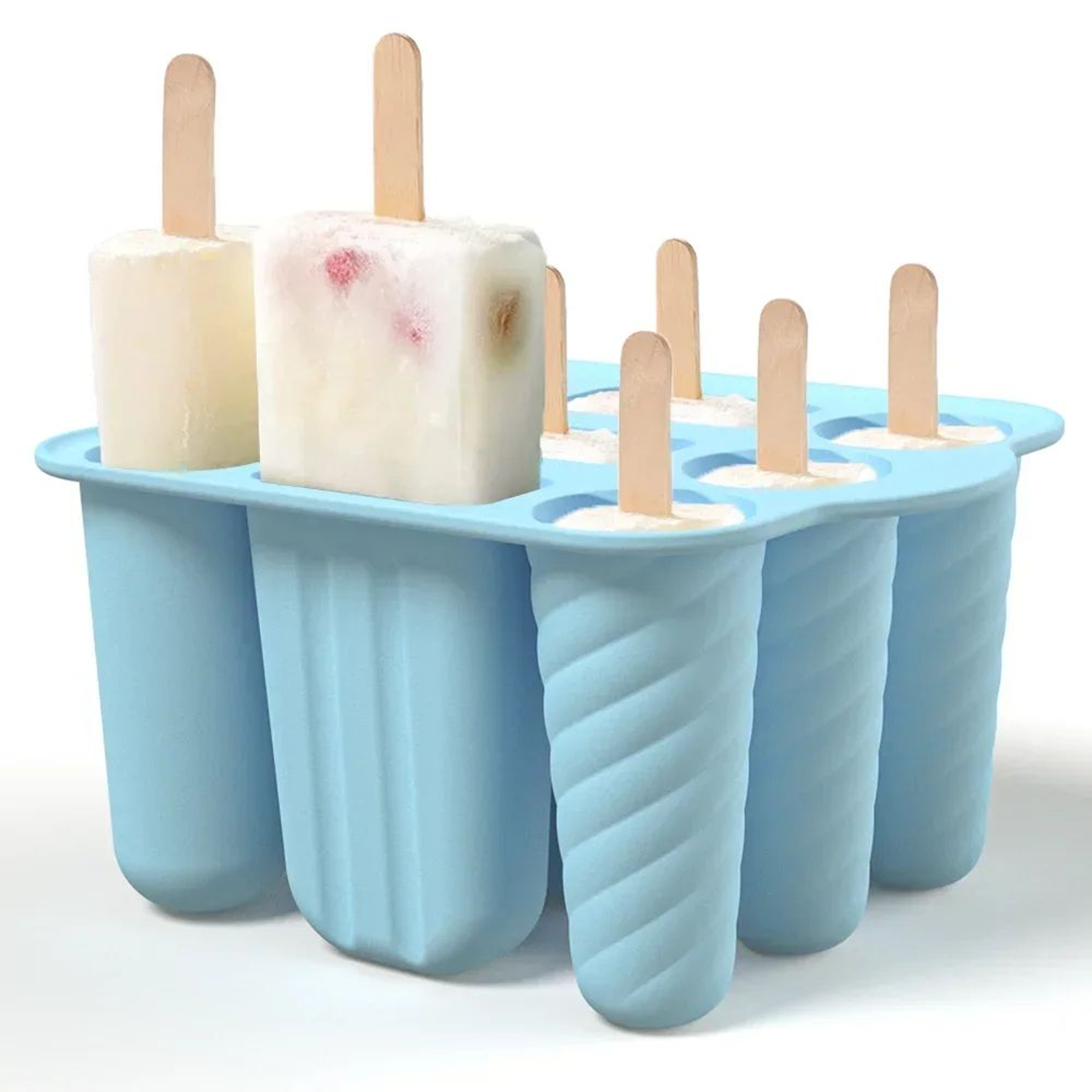 Silicone Popsicle Molds Set With Sticks 3