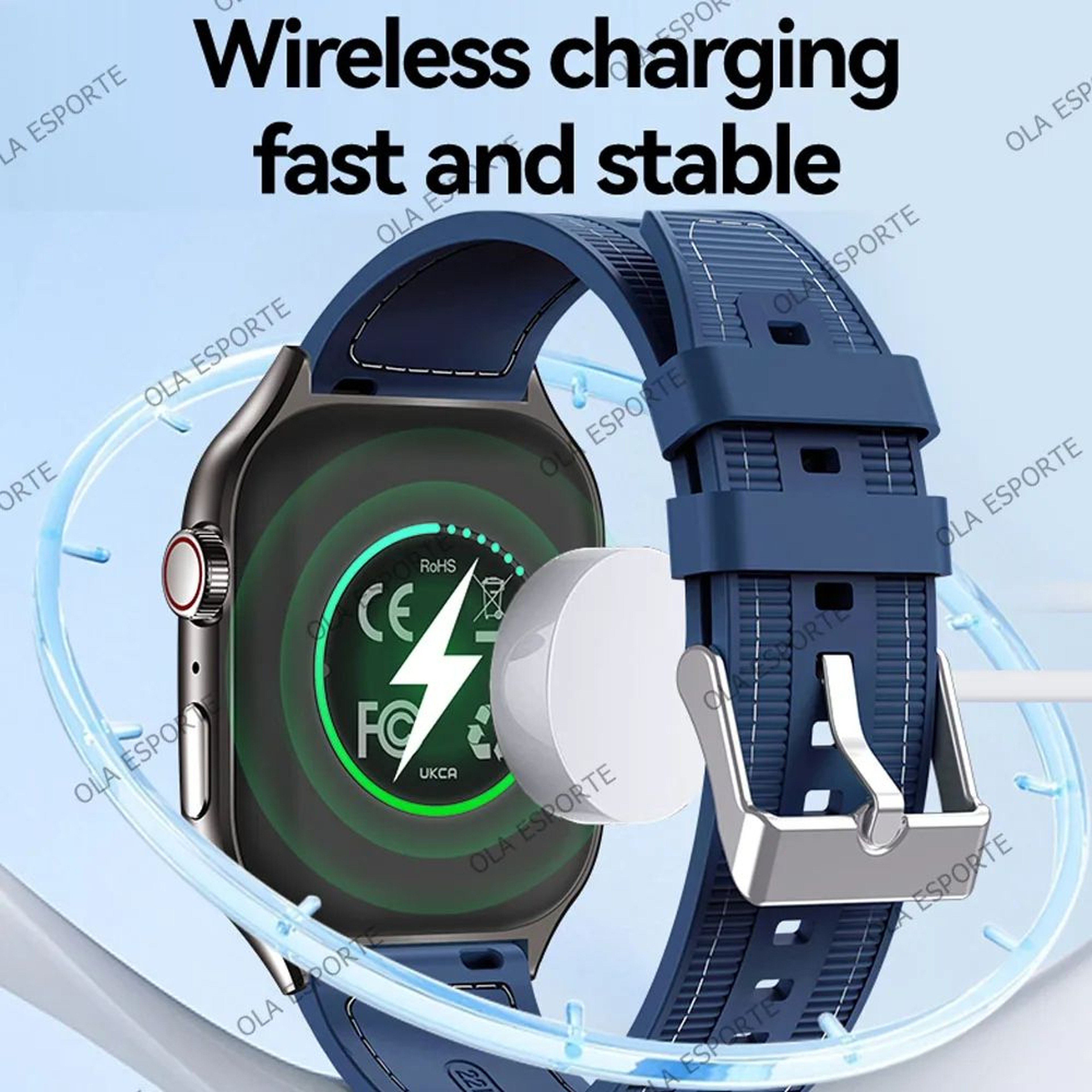 AMOLED Bluetooth Smart Watch With Calling Health Sports Tracking 5