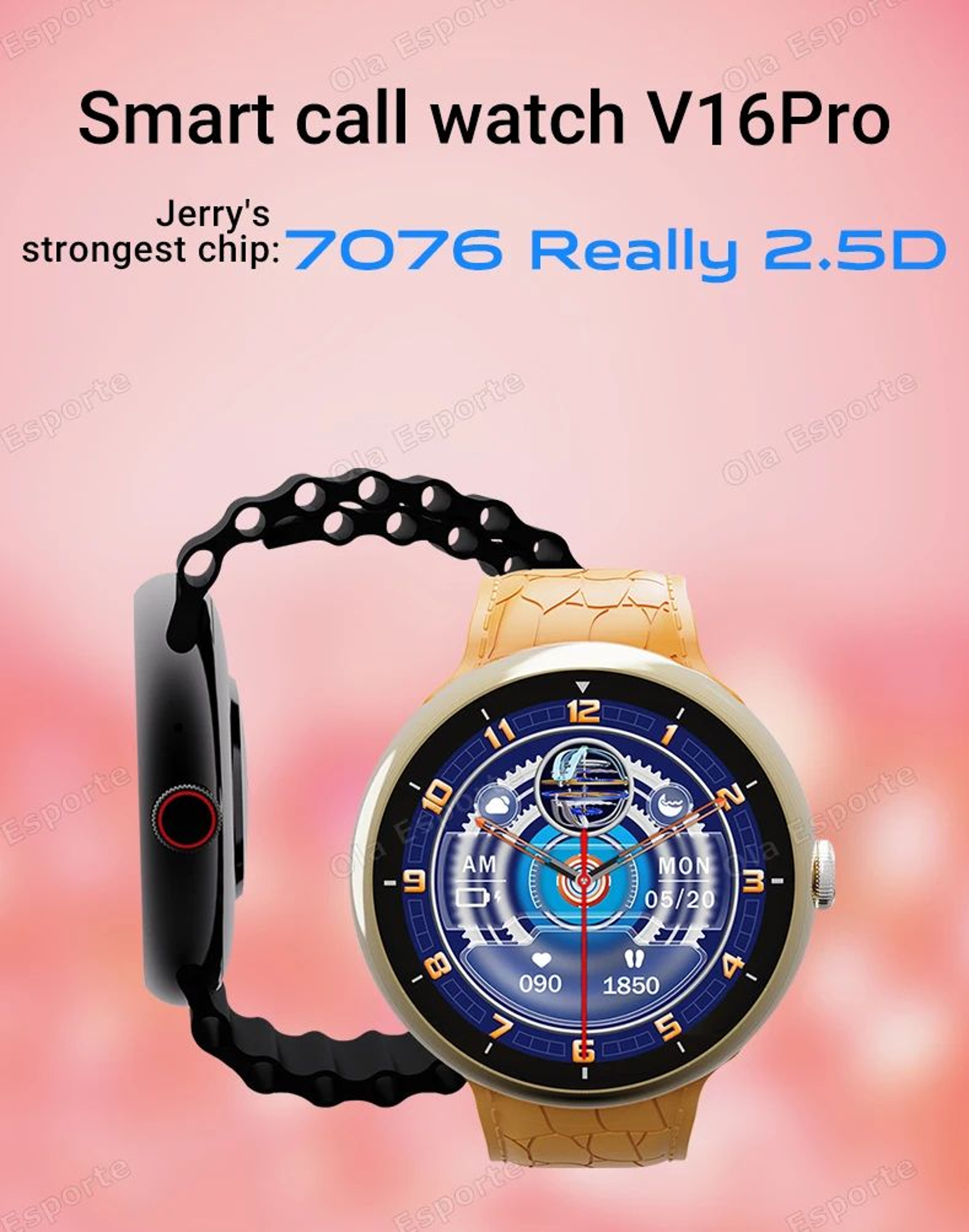 Outdoor Fashion Bluetooth Smart Watch Heart Rate Fitness Tracker 6