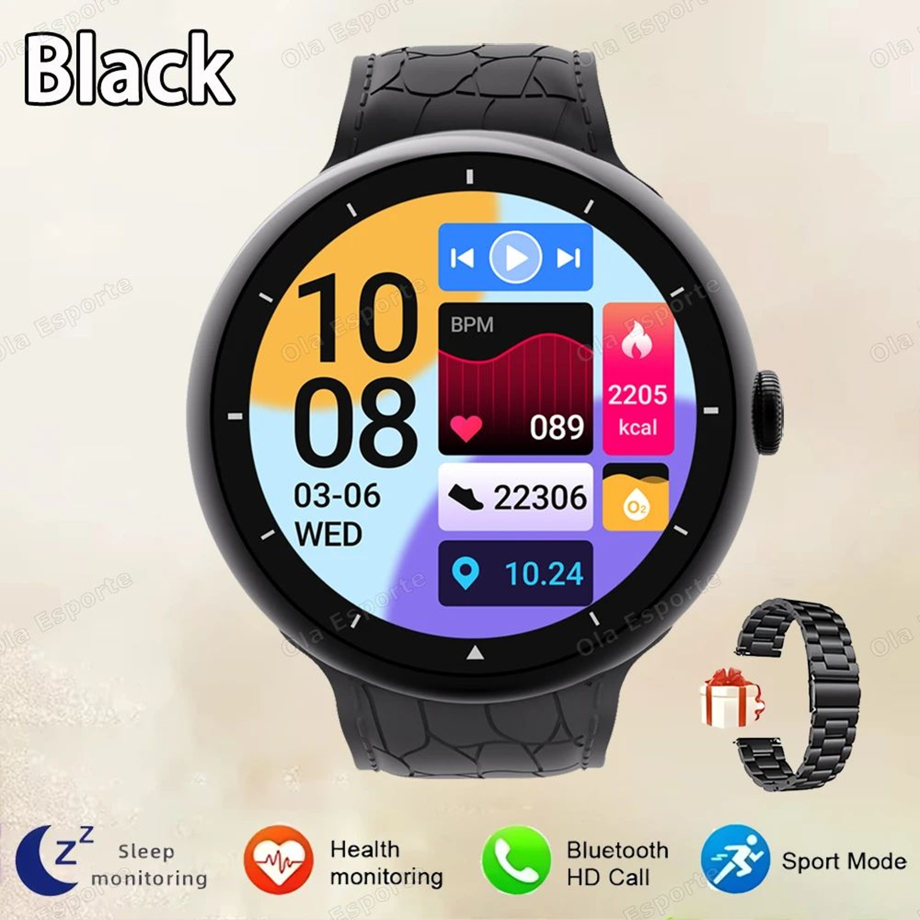 Outdoor Fashion Bluetooth Smart Watch Heart Rate Fitness Tracker 16