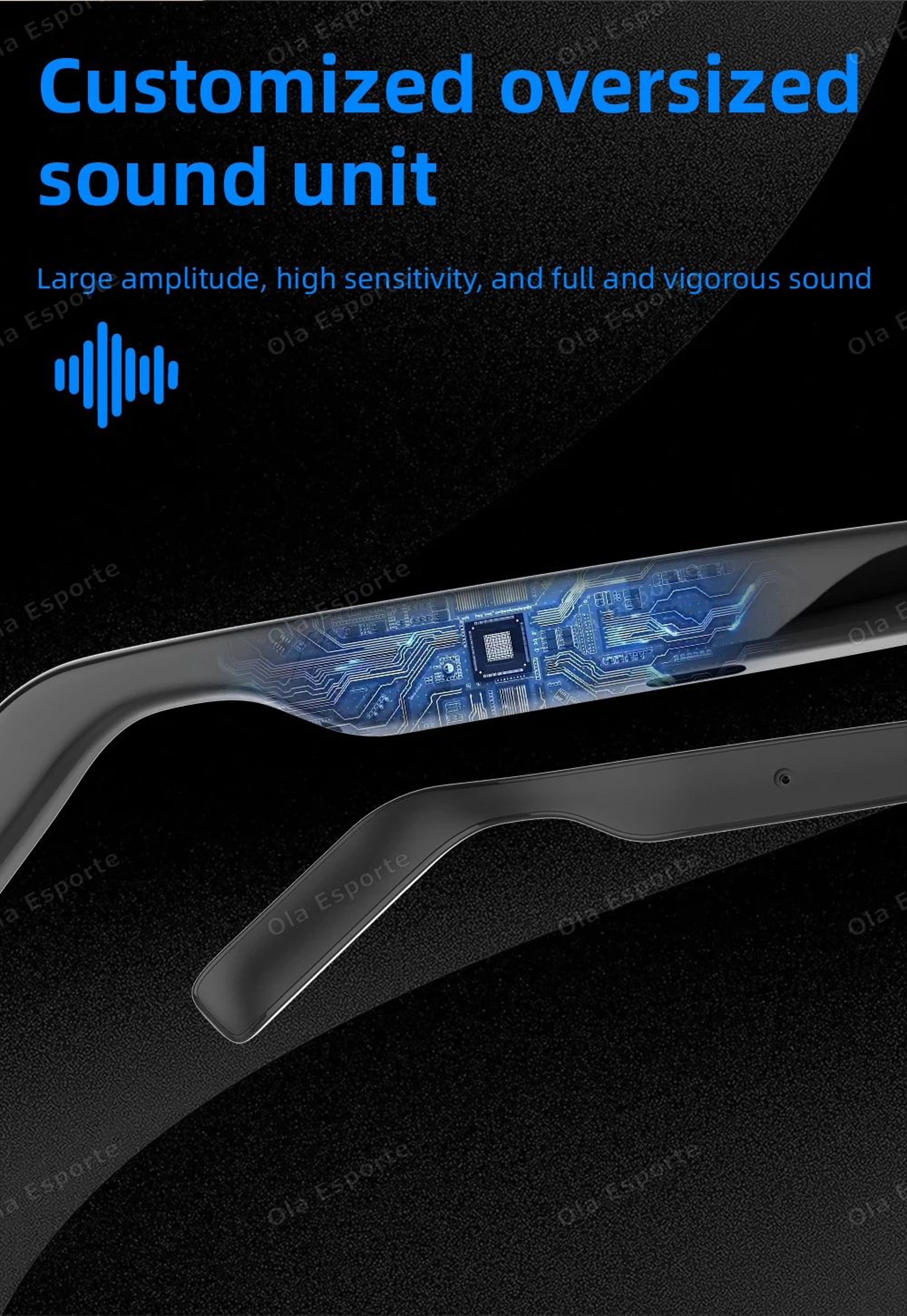 Bluetooth Audio Smart Glasses With Anti Blue Light Lenses 9