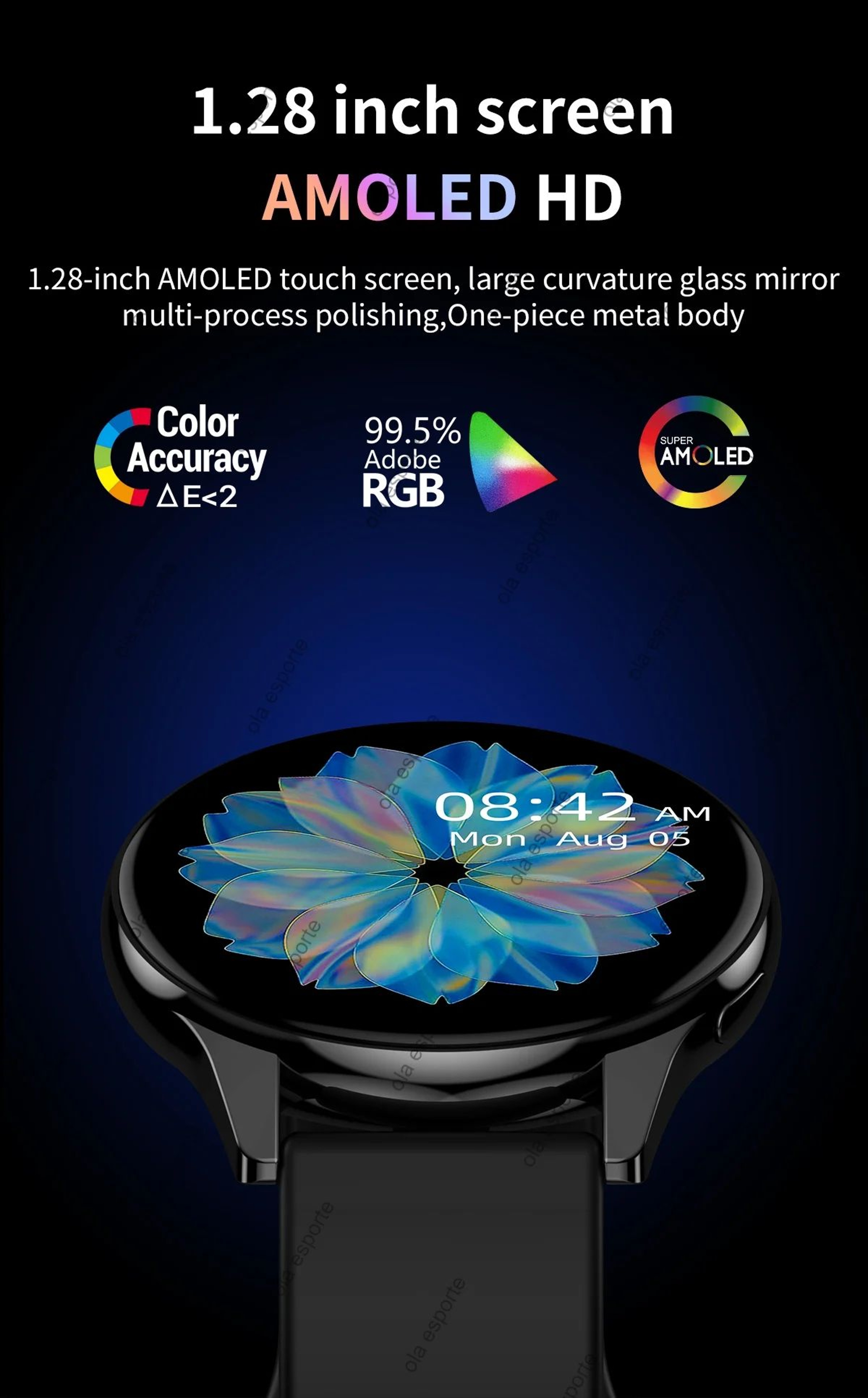 Bluetooth Calling Smart Watch Heart Rate SpO2 Waterproof Fitness Tracker 8