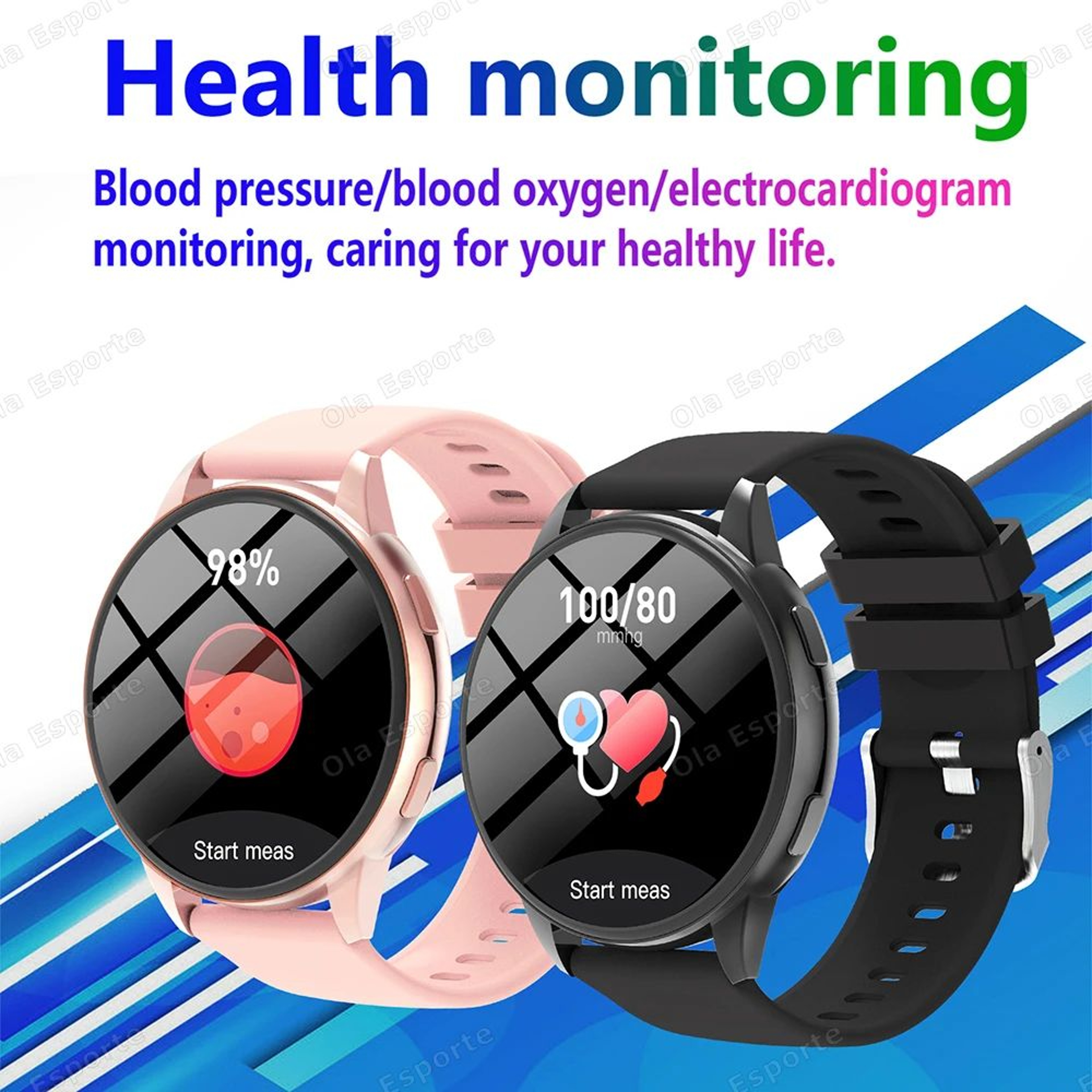 Bluetooth Calling Smart Watch Heart Rate Health Sport Tracker 2