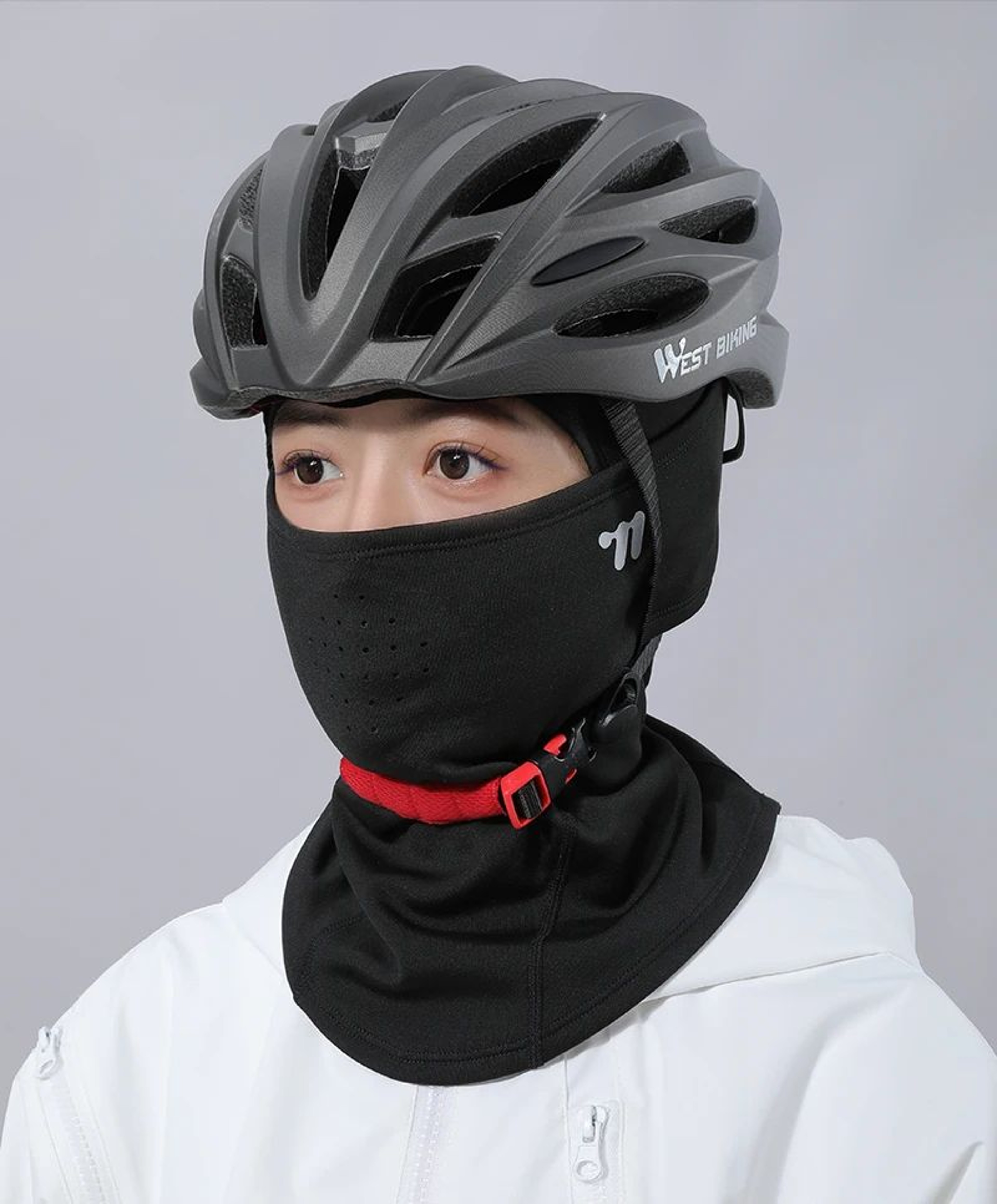 WEST BIKING Winter Fleece Balaclava Windproof Thermal Face Mask 12