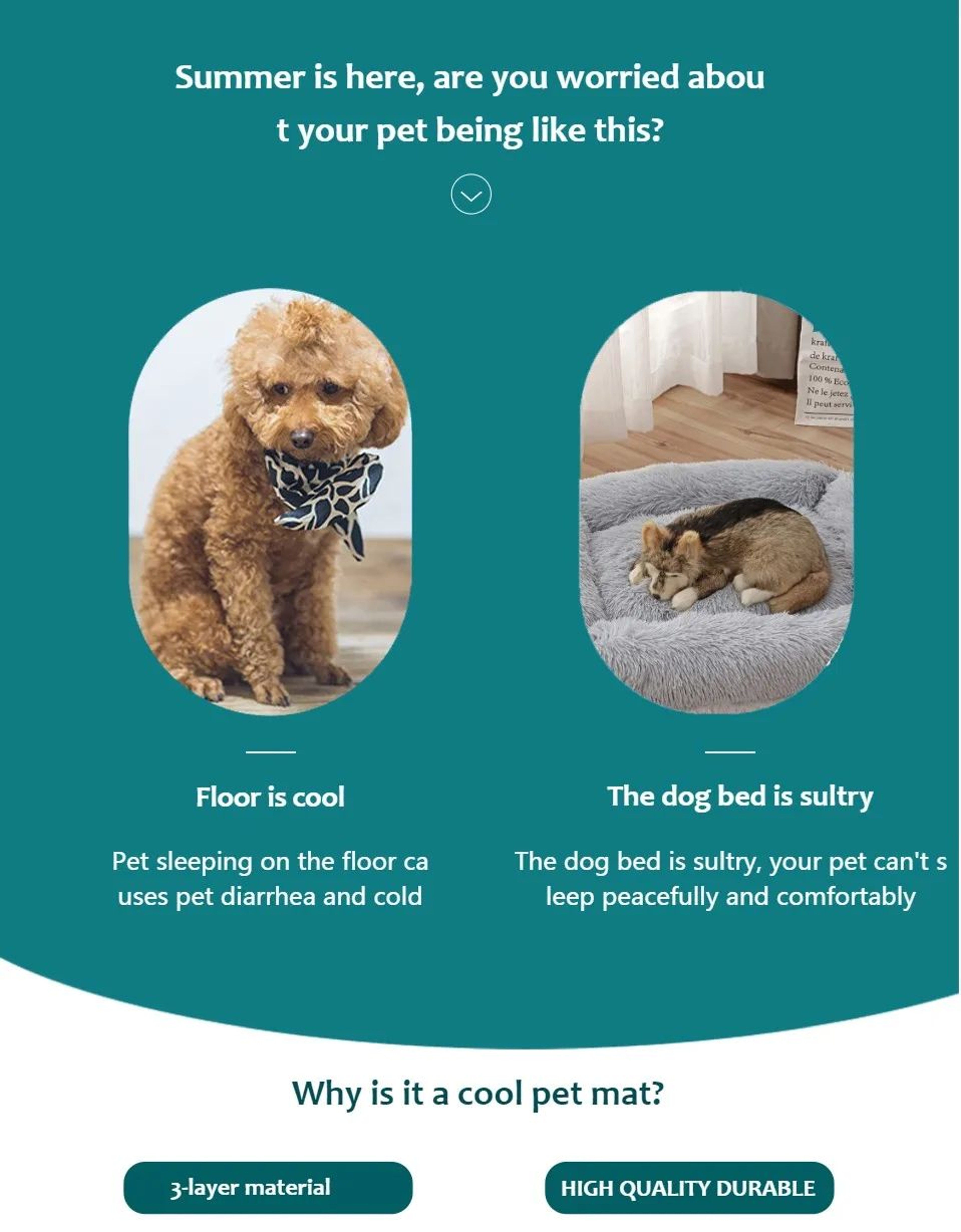 Pet Cooling Mat Summer Cold Bed For Dogs And Cats Extra Large 6