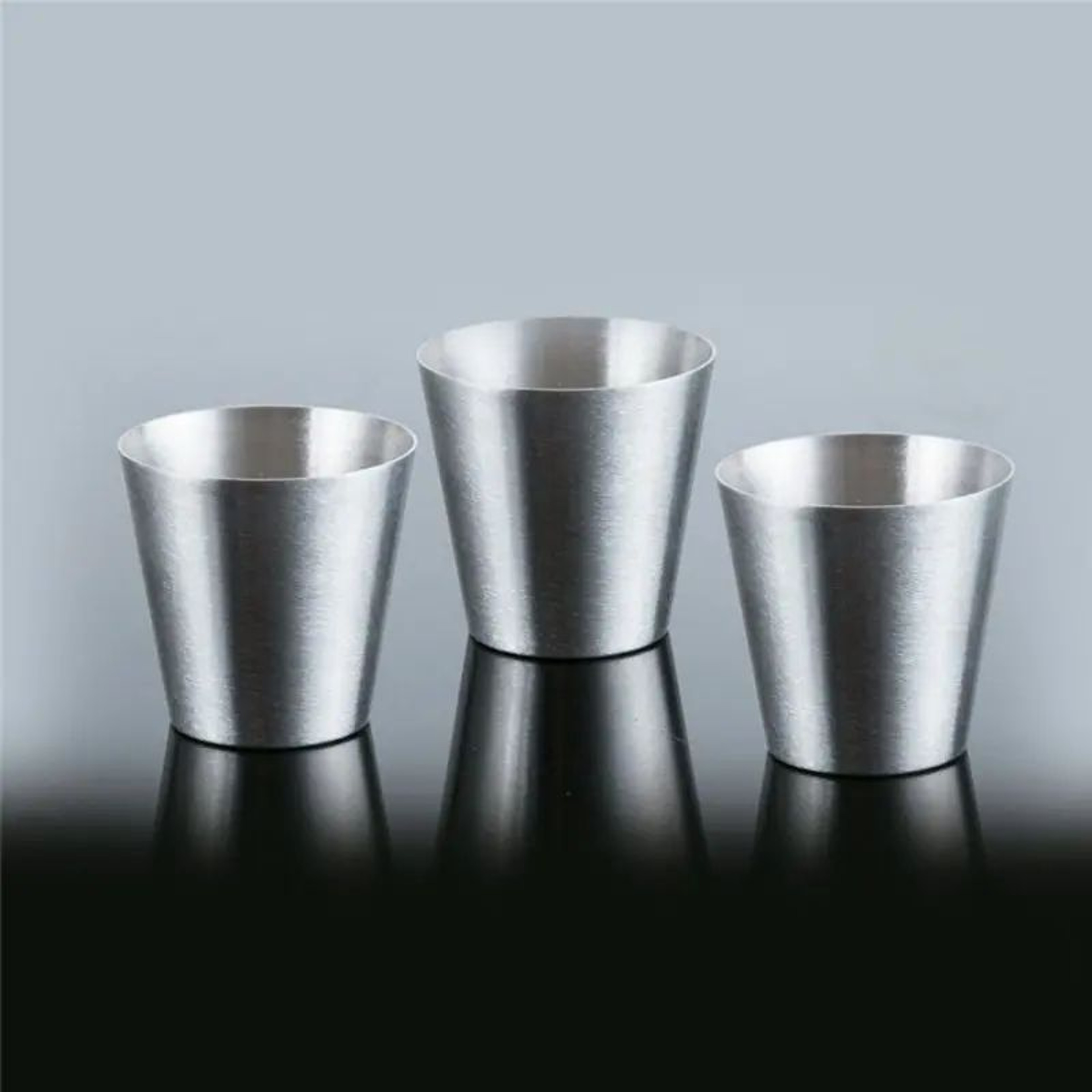 Portable Stainless Steel Mini Cup Set With Case For Travel 6
