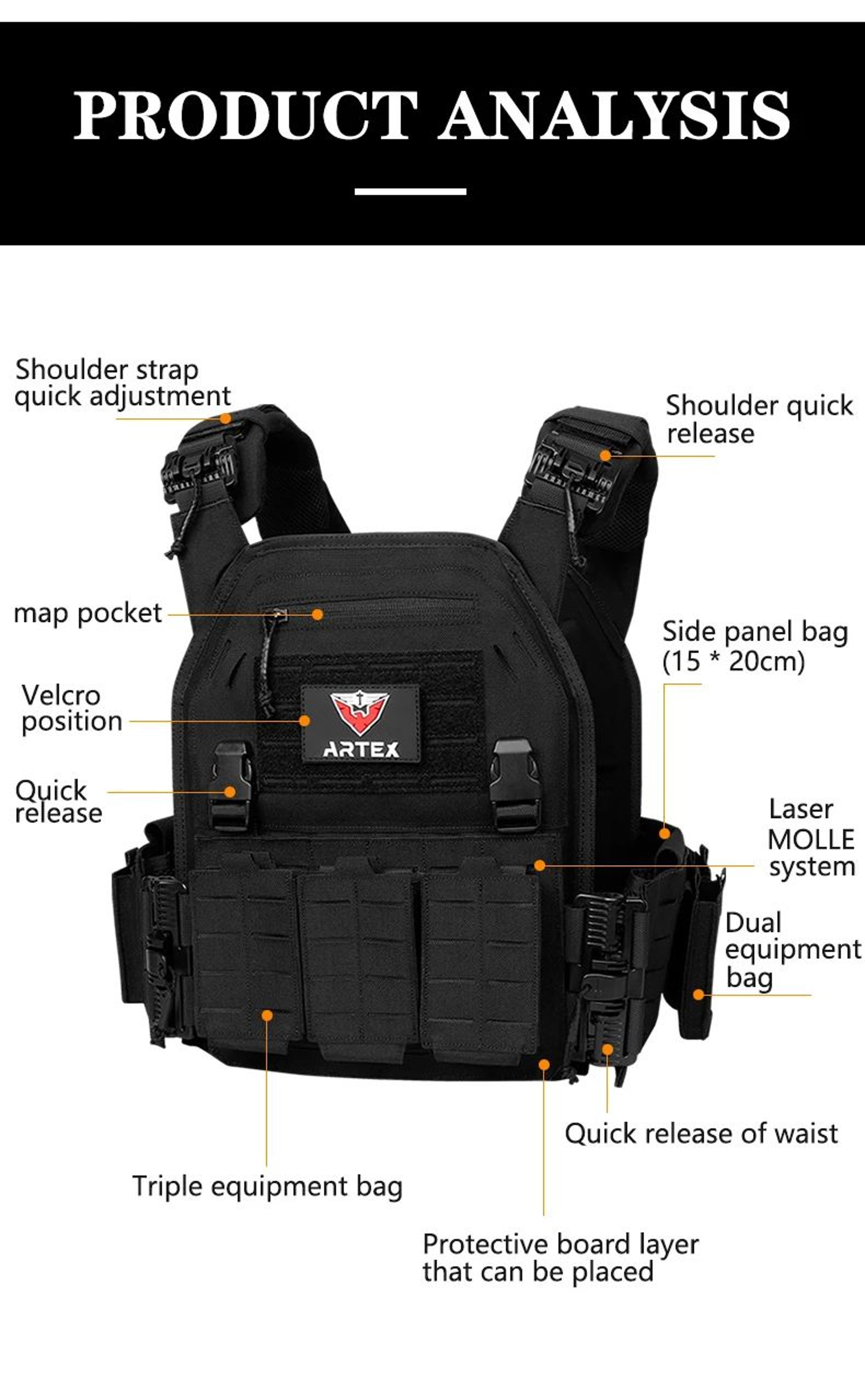 Ranger Green Tactical Plate Carrier Vest 11