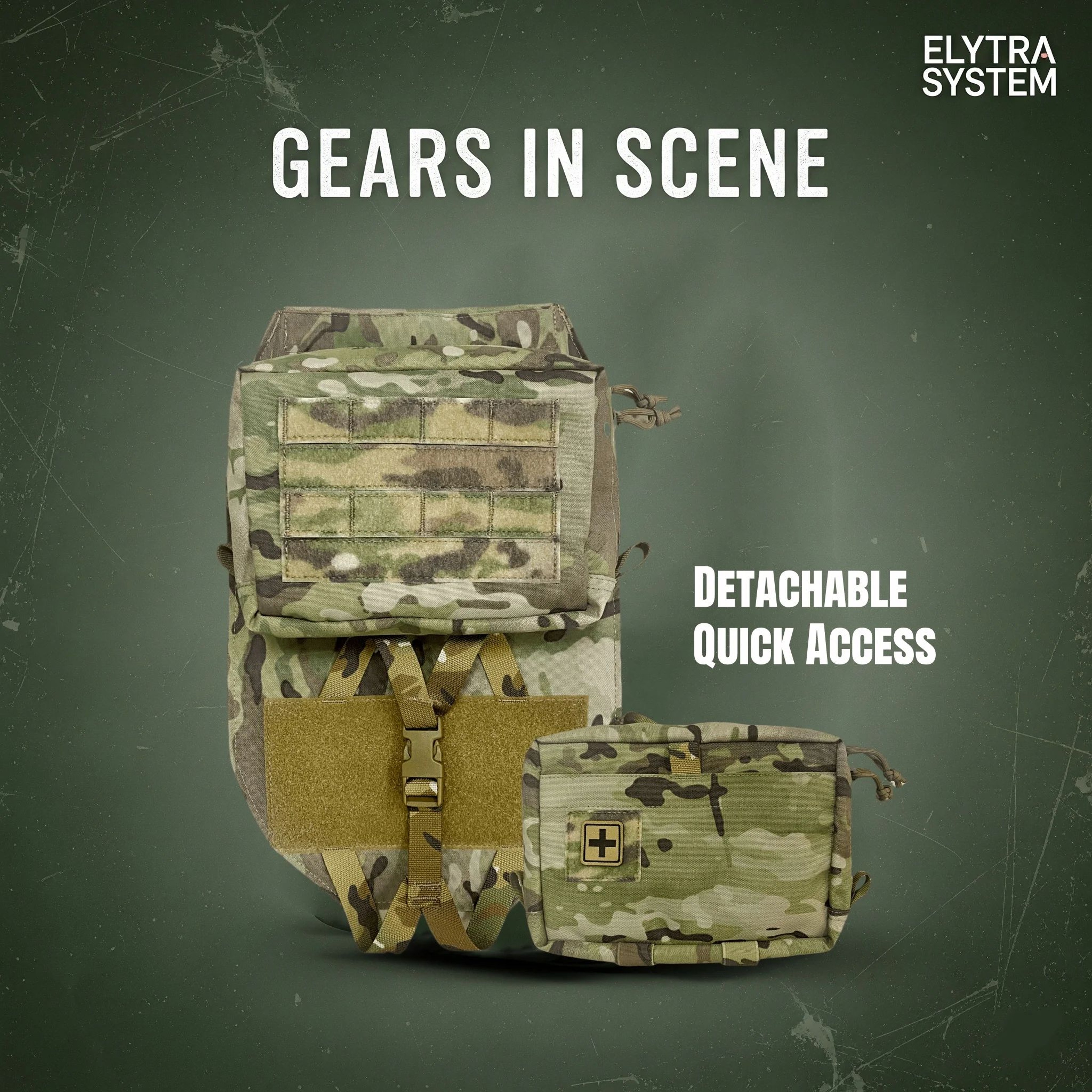 Tactical Plate Carrier Backboard Pouch 7