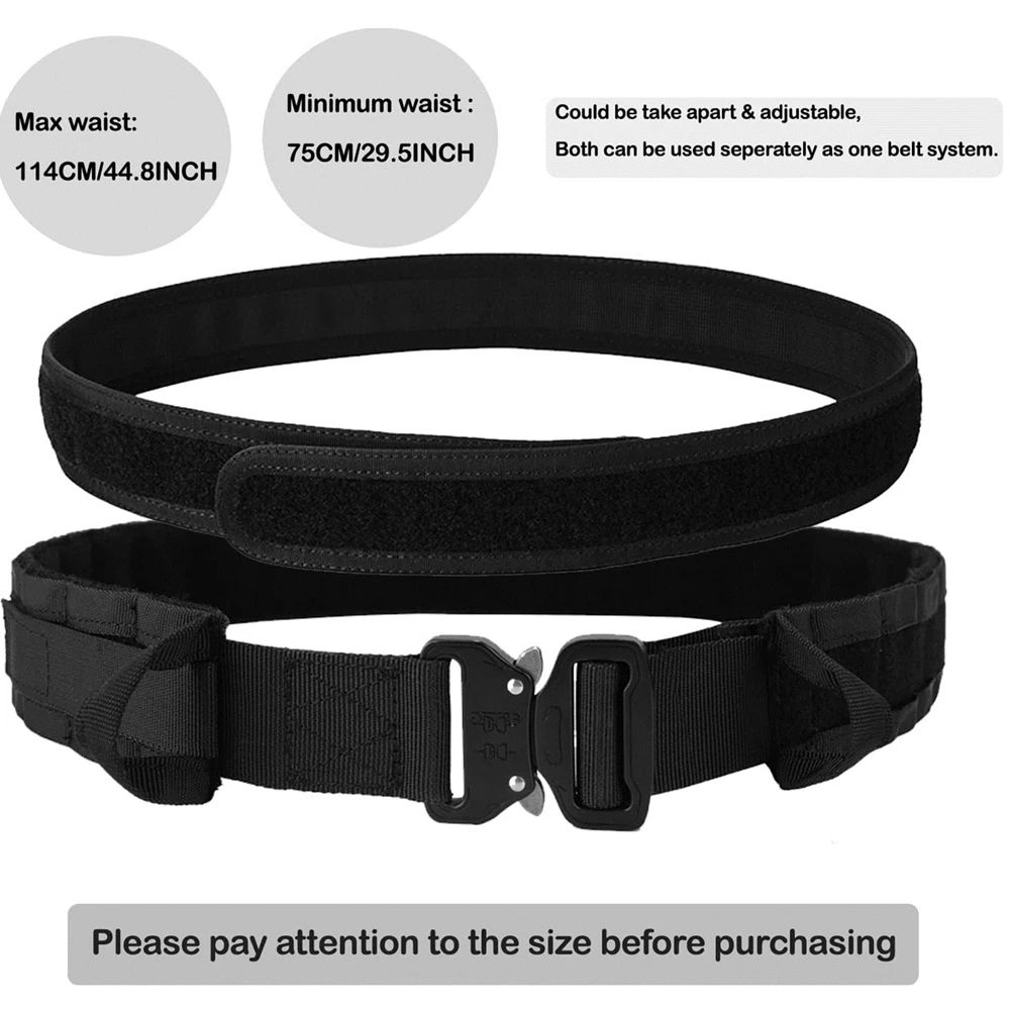 Yakeda Tactical Battle Duty Belt Set 4