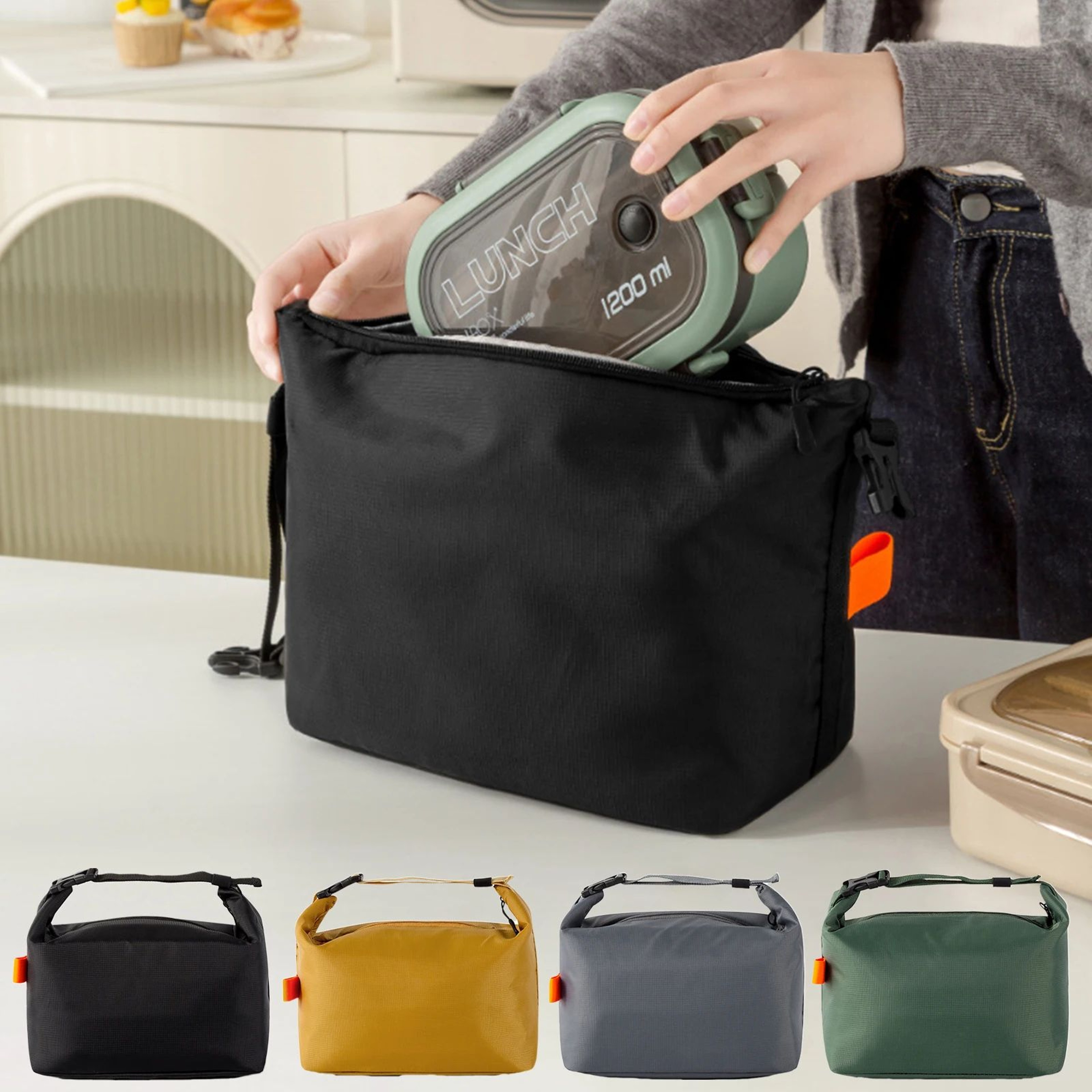 Large Capacity Insulated Lunch Bag 0