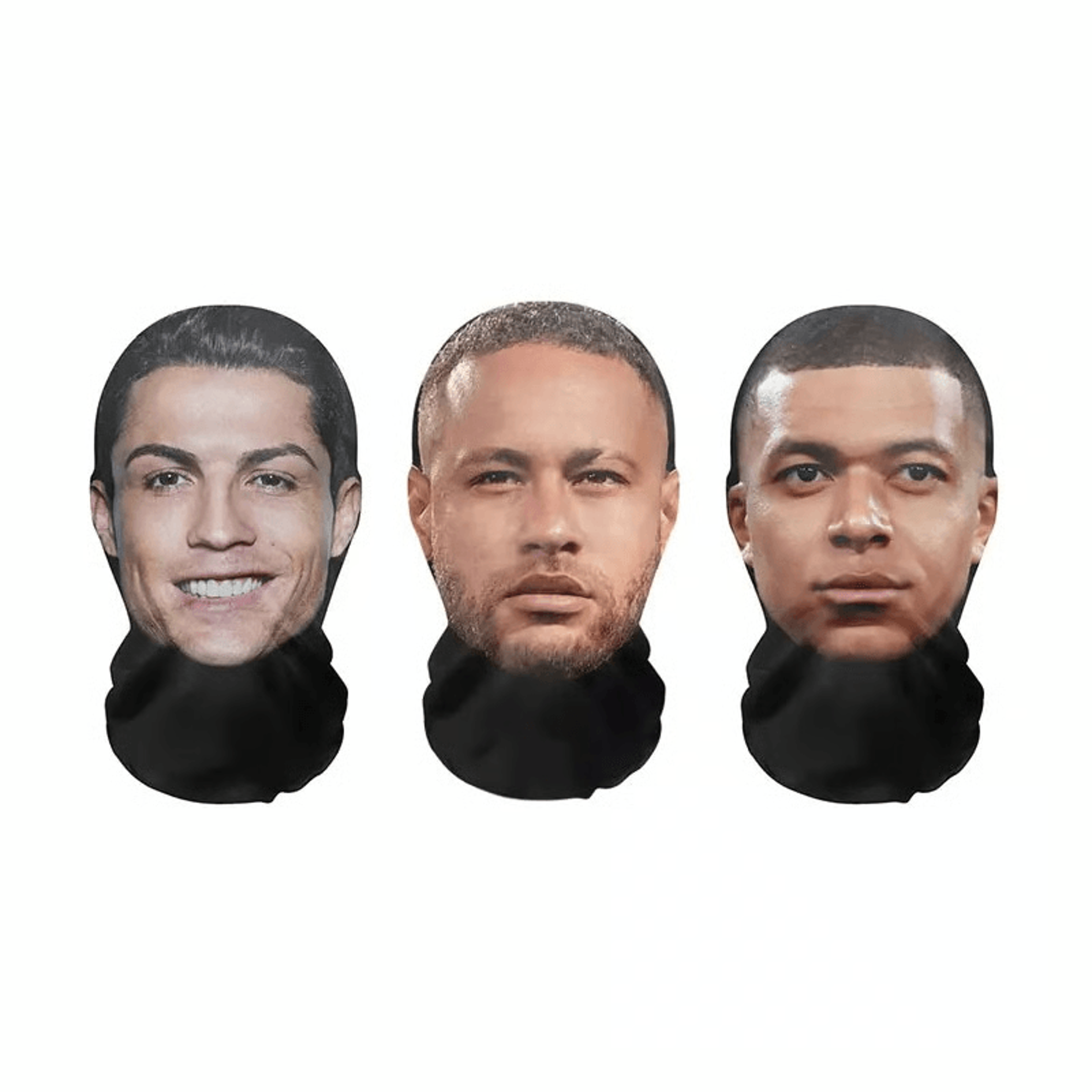 funny face head and face covering for festival