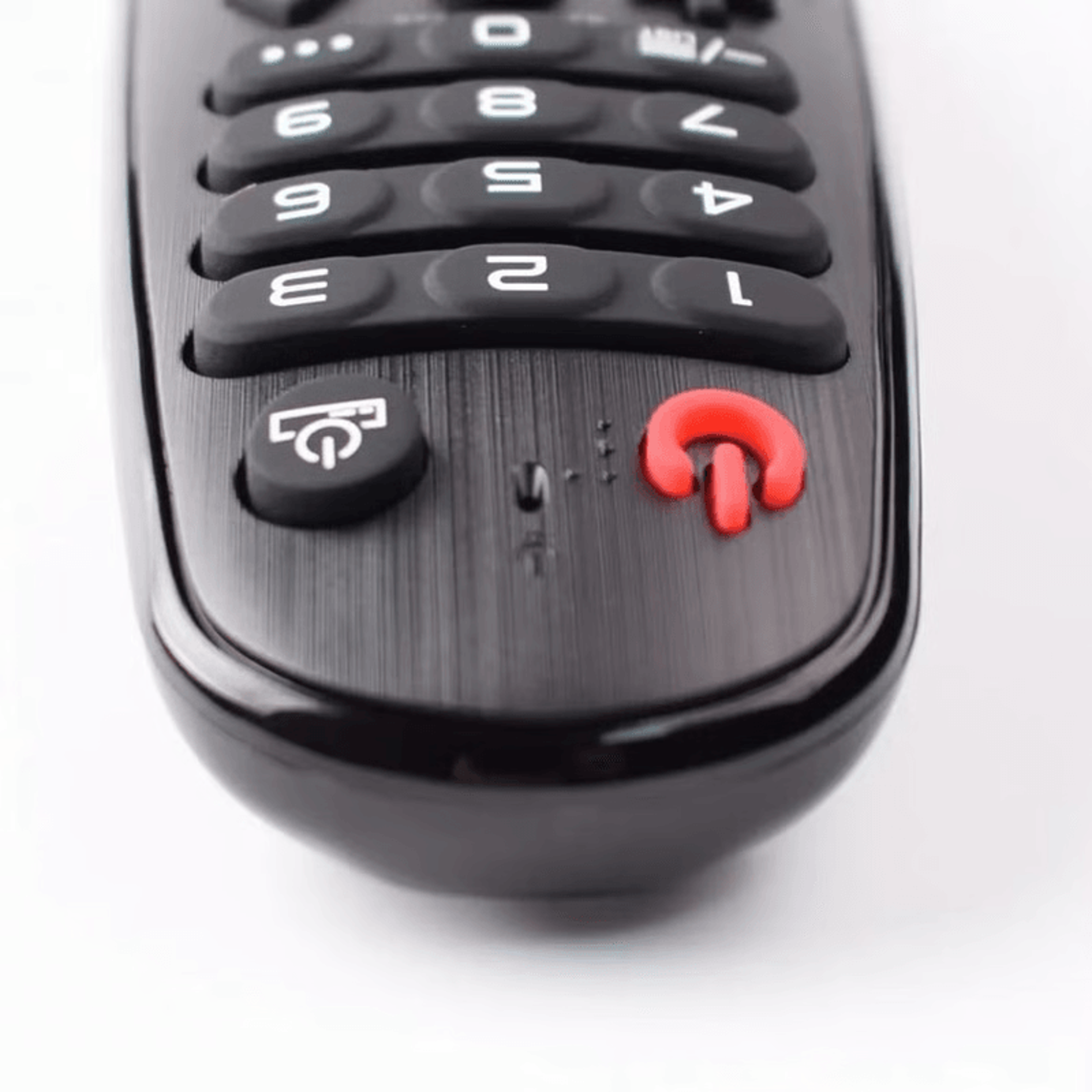 Ergonomic remote for LG TV