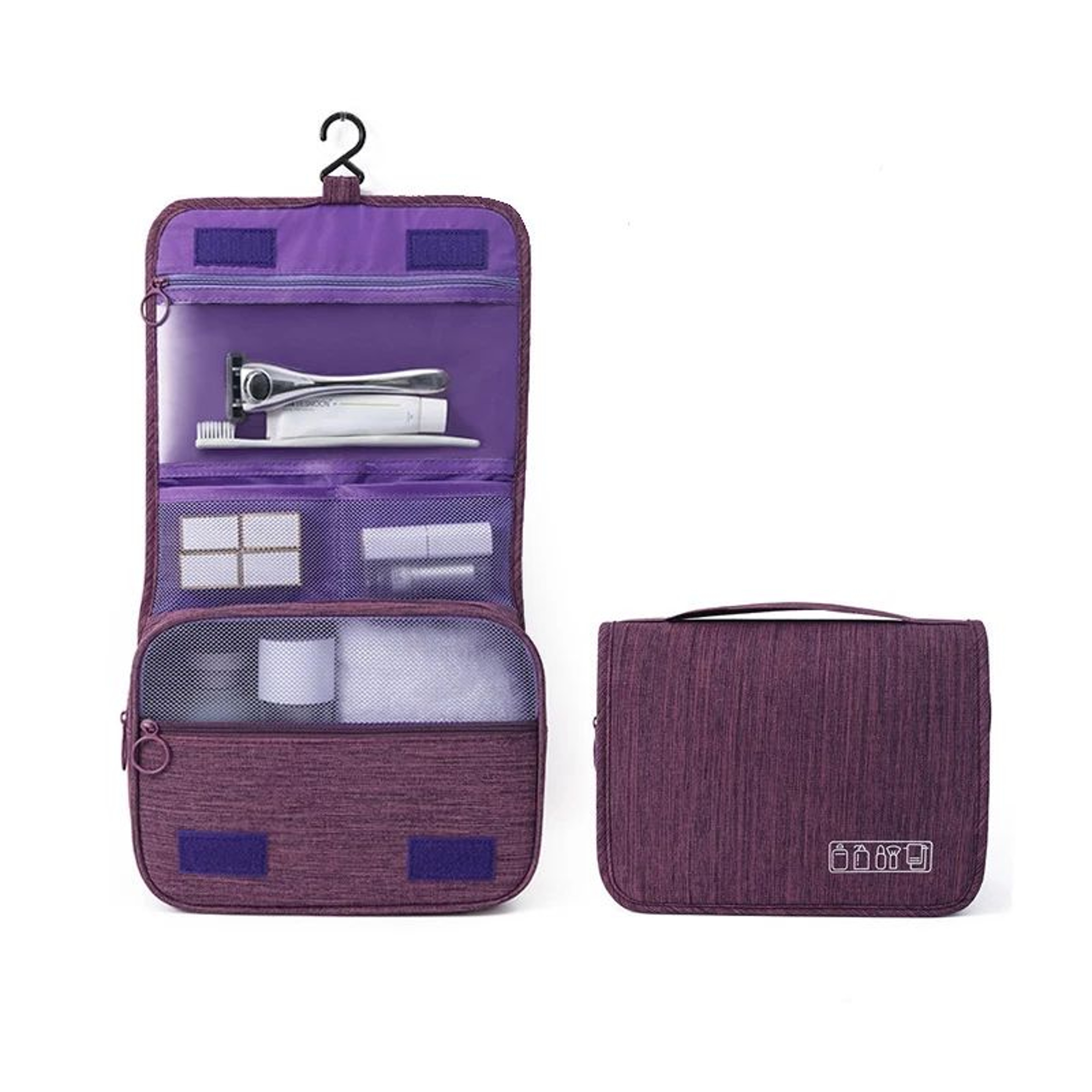 Foldable Hanging Toiletry Organizer Bag 10