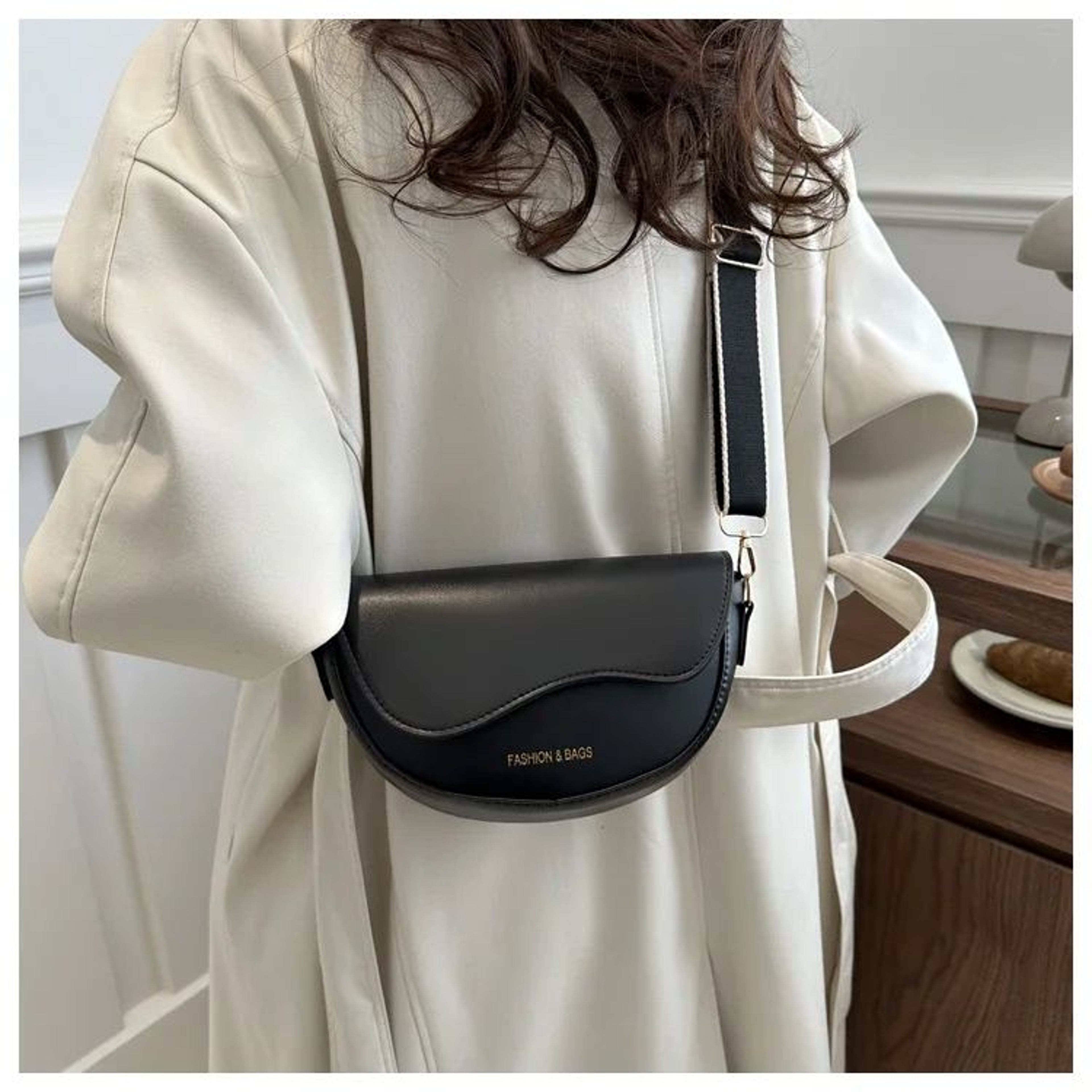 Vintage Saddle Crossbody Shoulder Bag 5