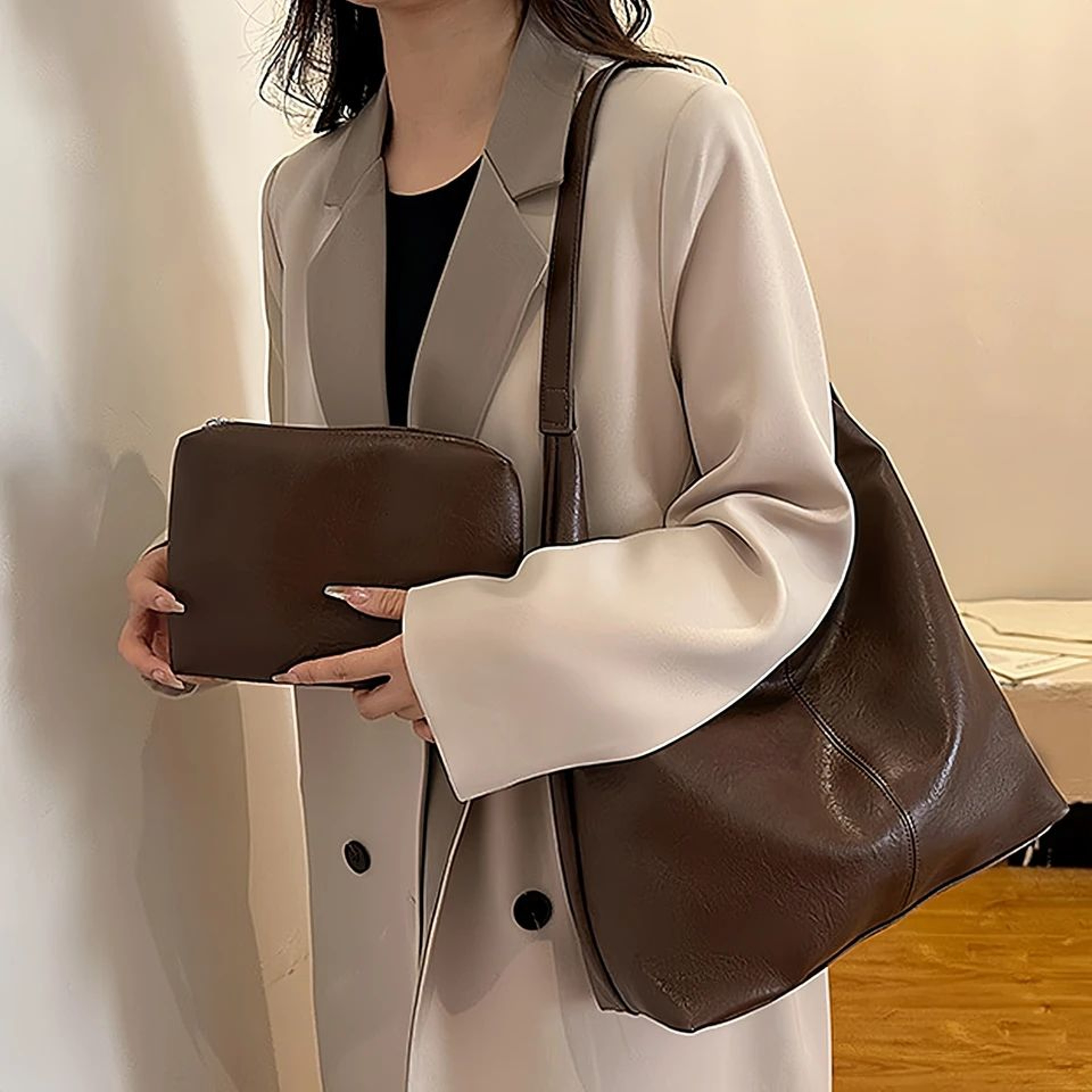 Large Vintage Tote Bag For Women 3