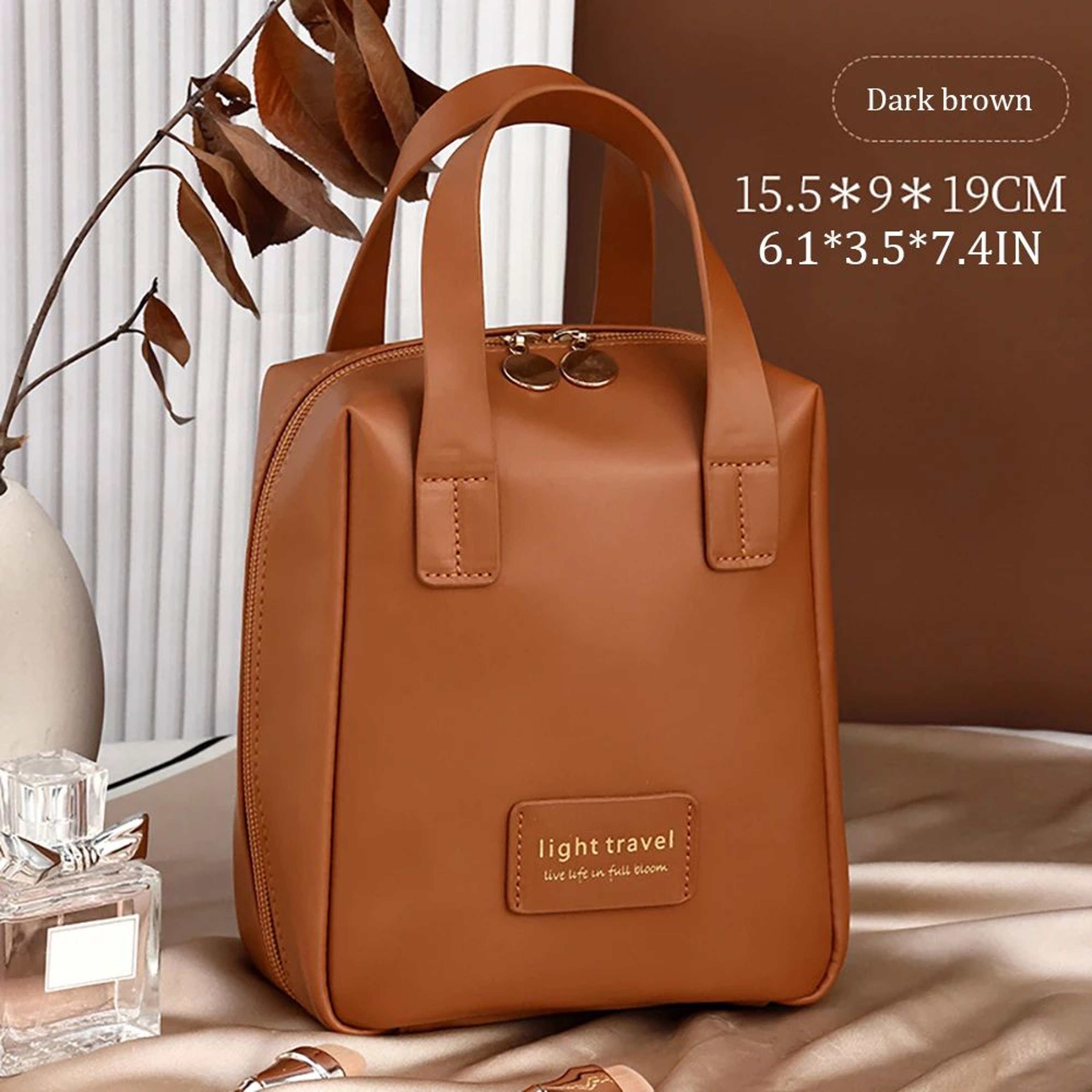 PU Waterproof Makeup Organizer Bag 6