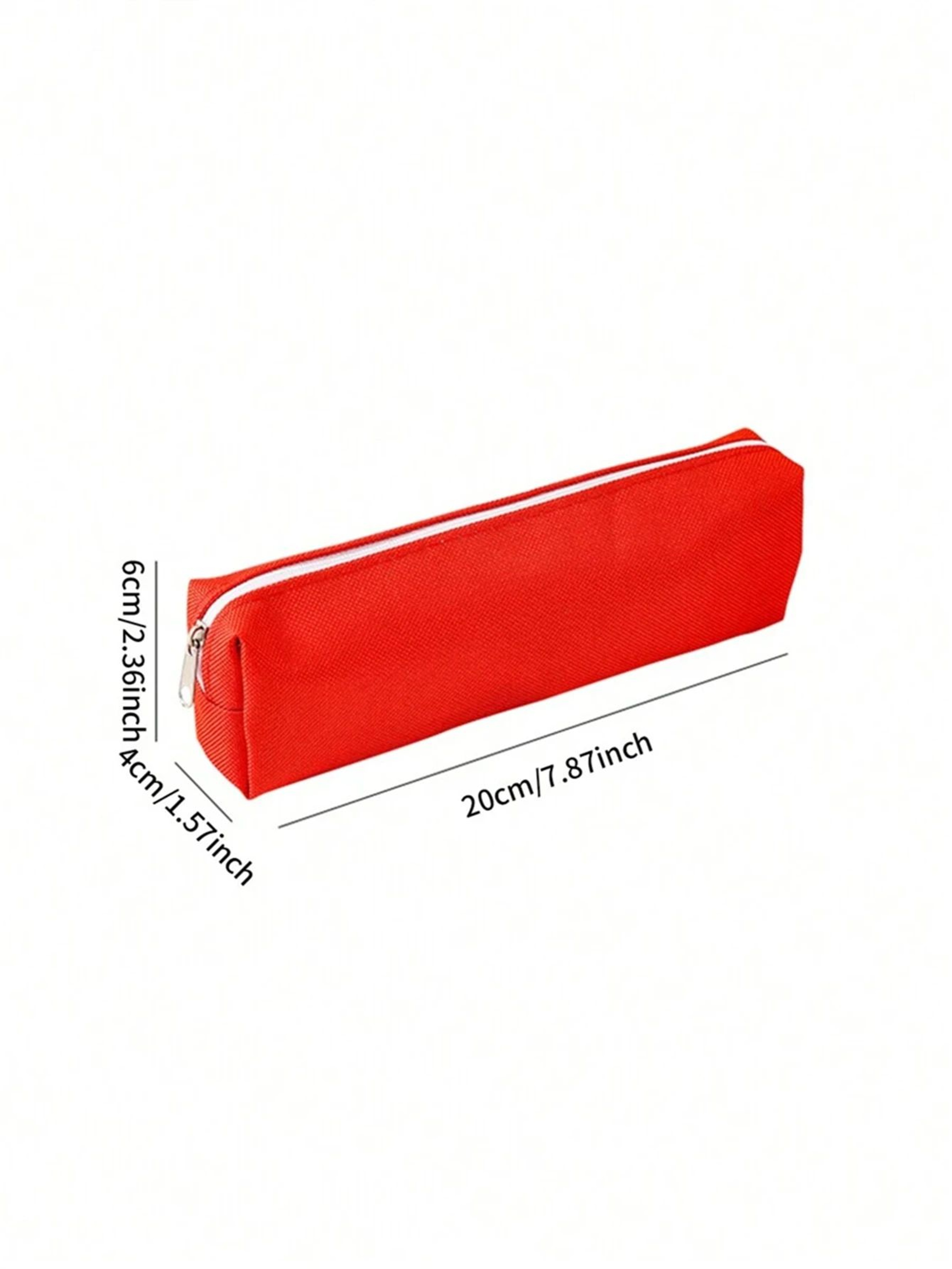 Simple Solid Color Pencil Case 6