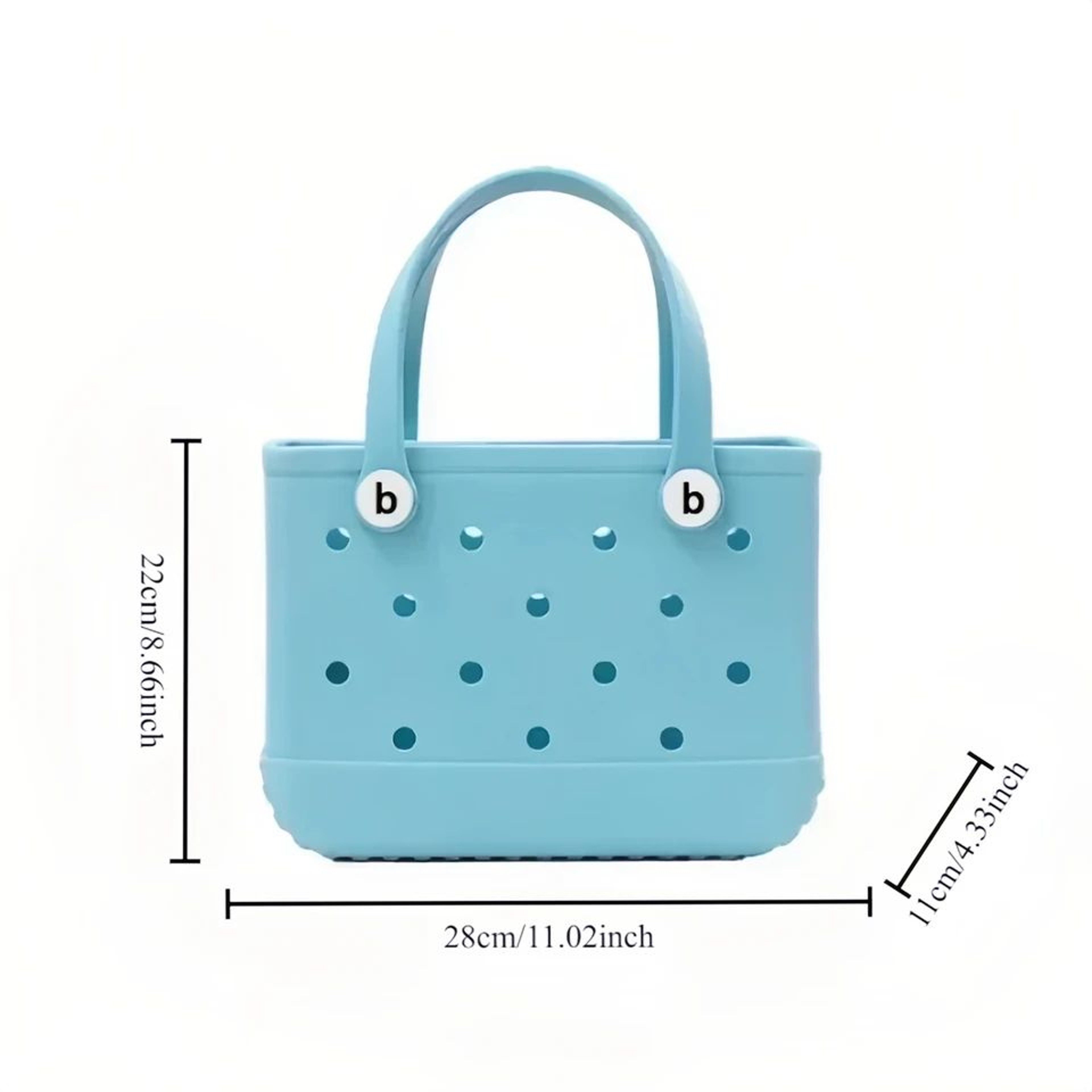 Lightweight Beach Grid Tote Bag 3