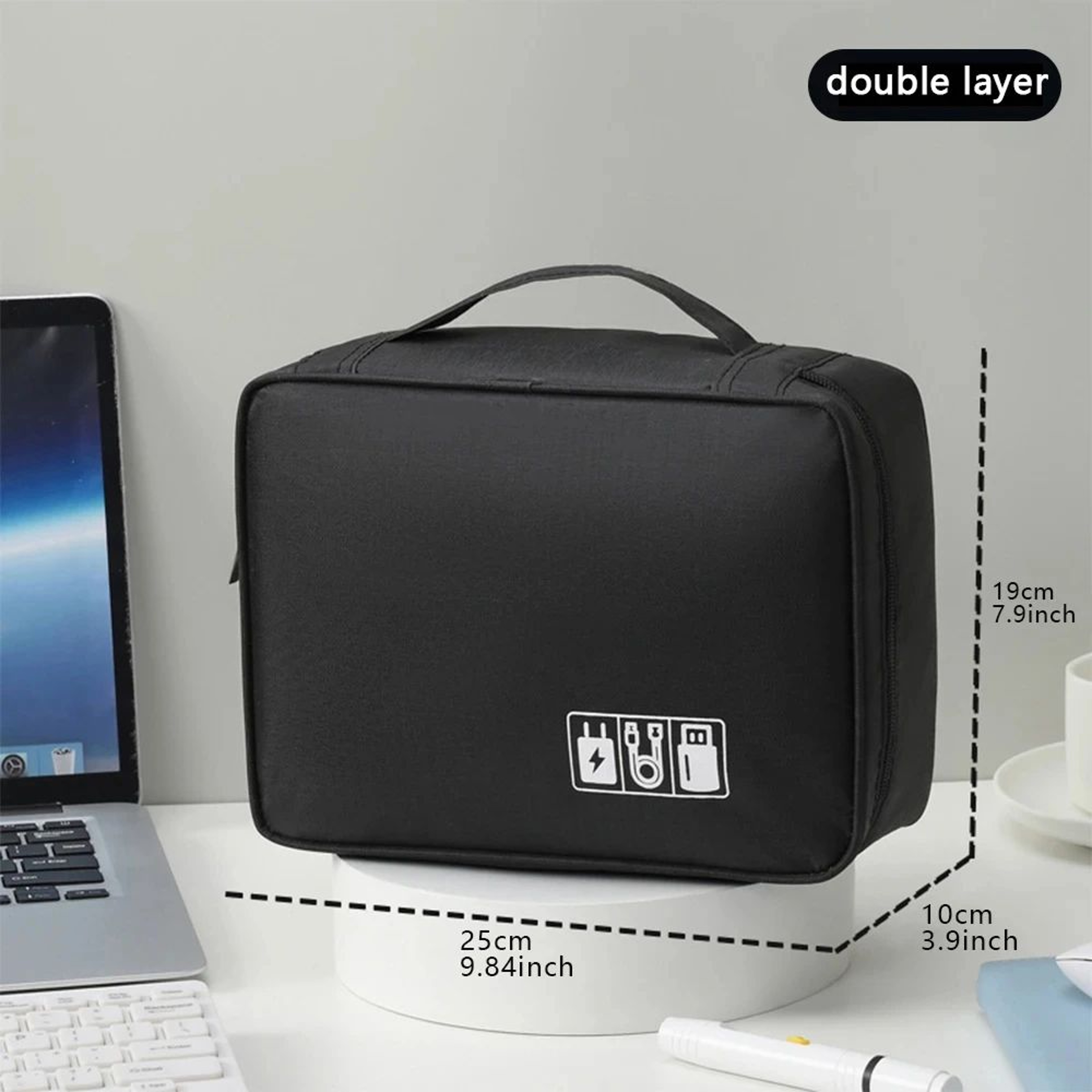 Waterproof Travel Cable Organizer Bag 8