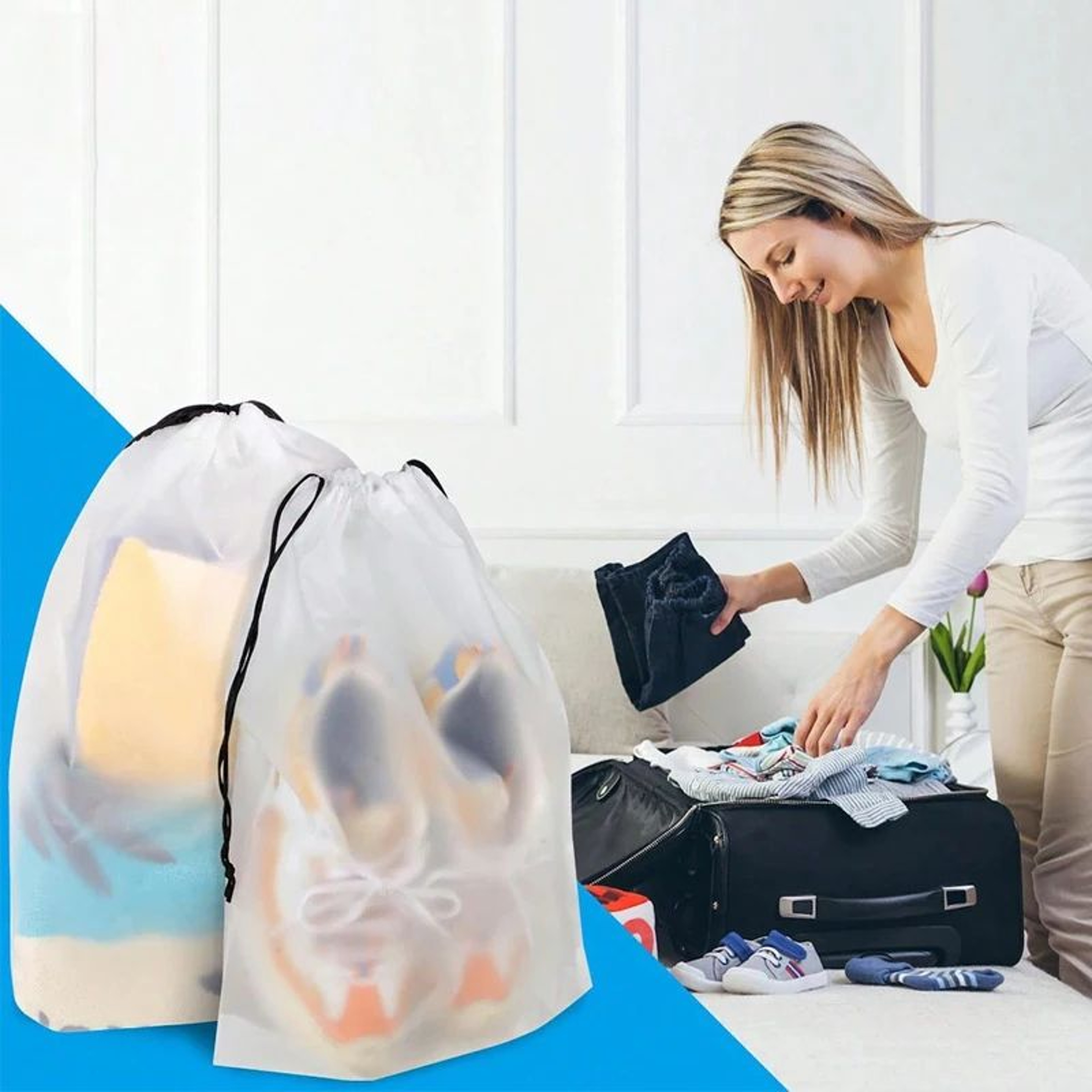 Waterproof Transparent Shoe Storage Bag 4