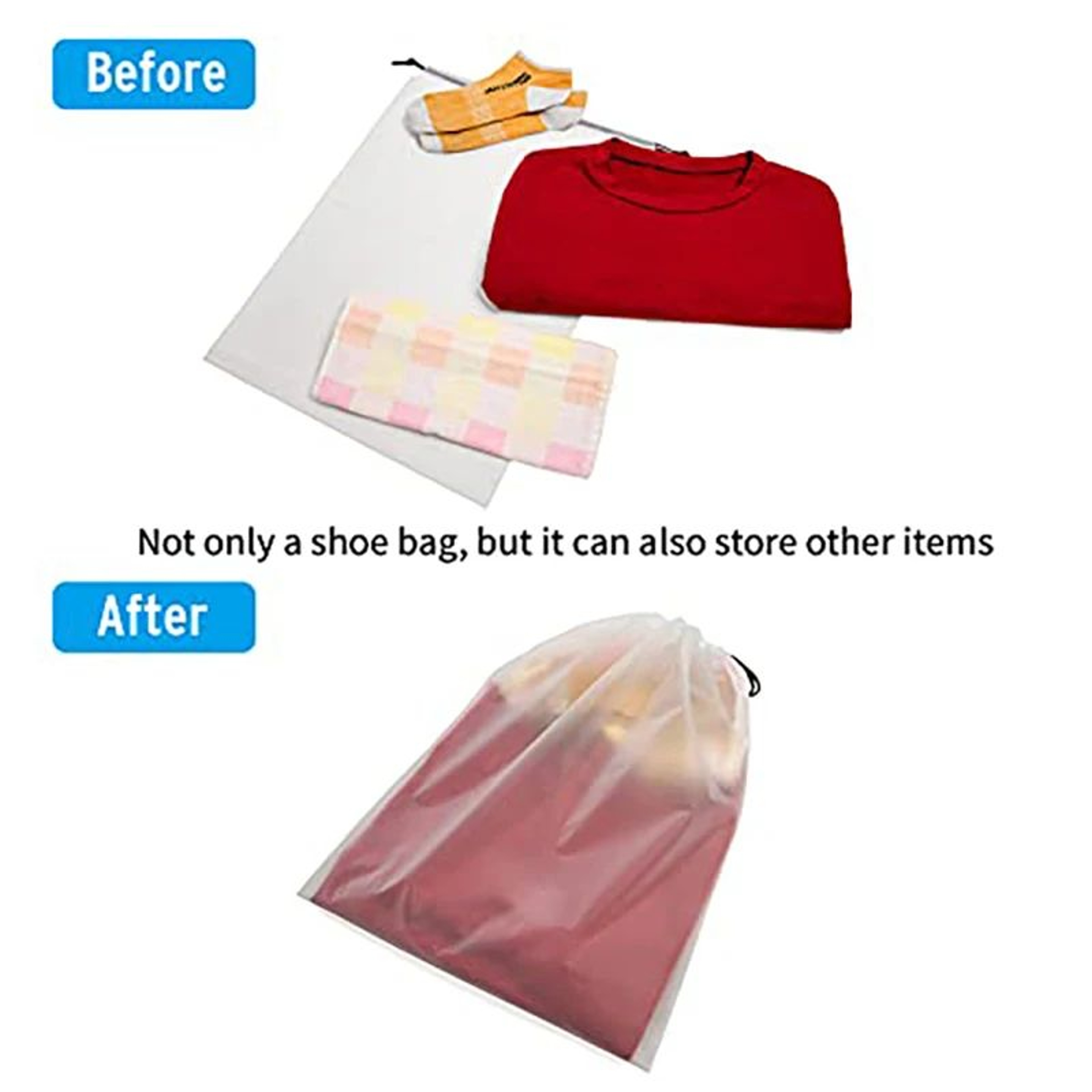Waterproof Transparent Shoe Storage Bag 6