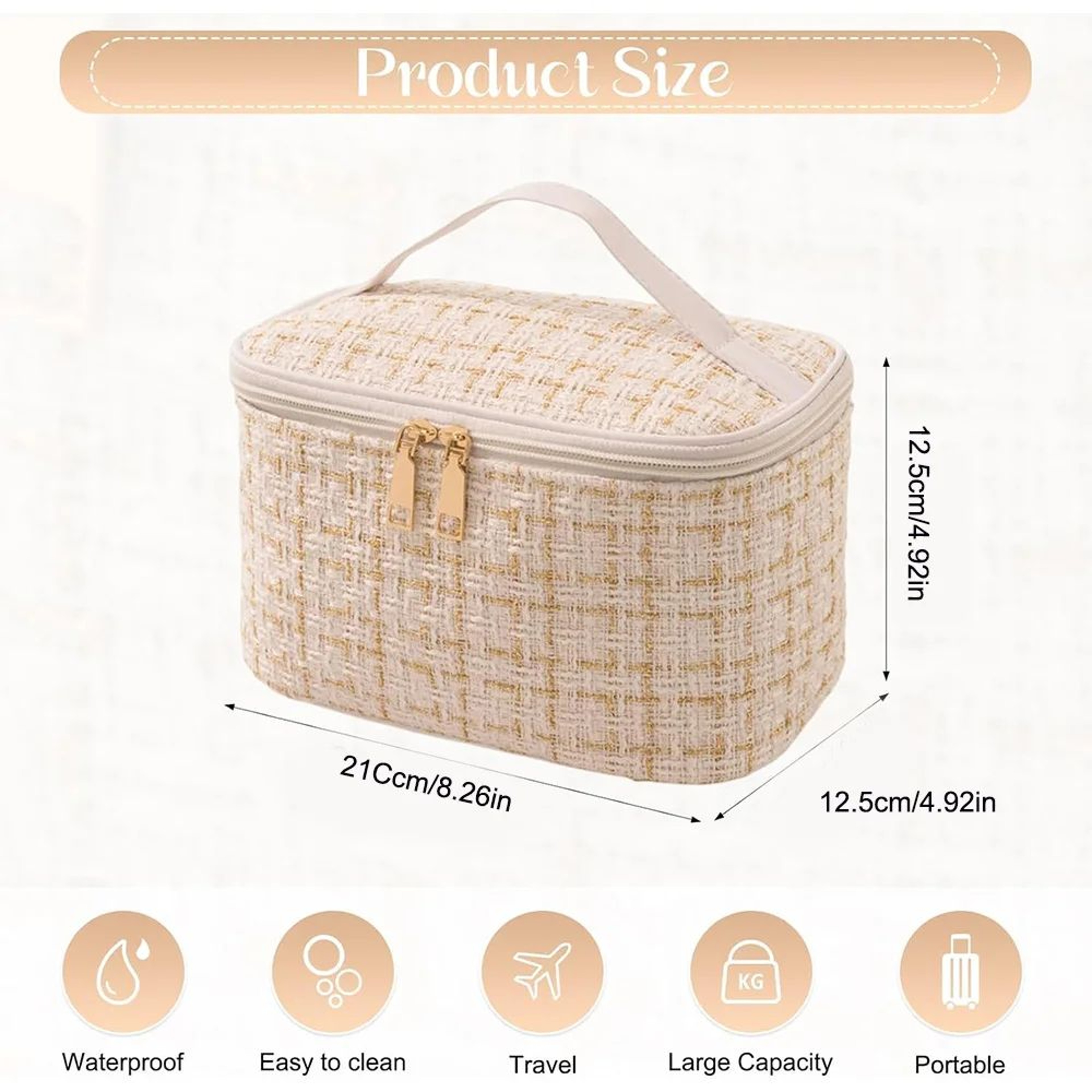 Large Capacity Travel Cosmetic Bag 1