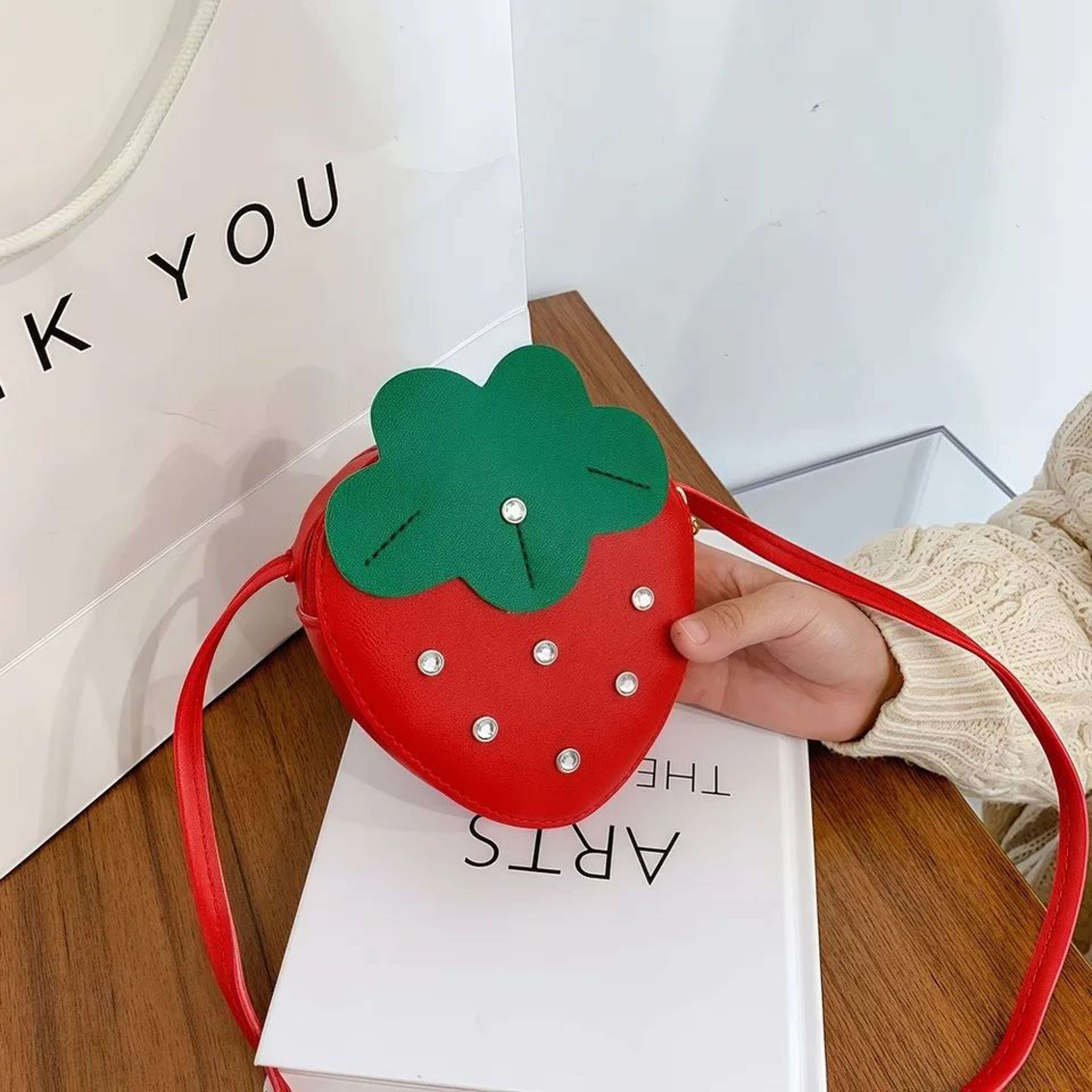 Strawberry Mini Crossbody Bag 0