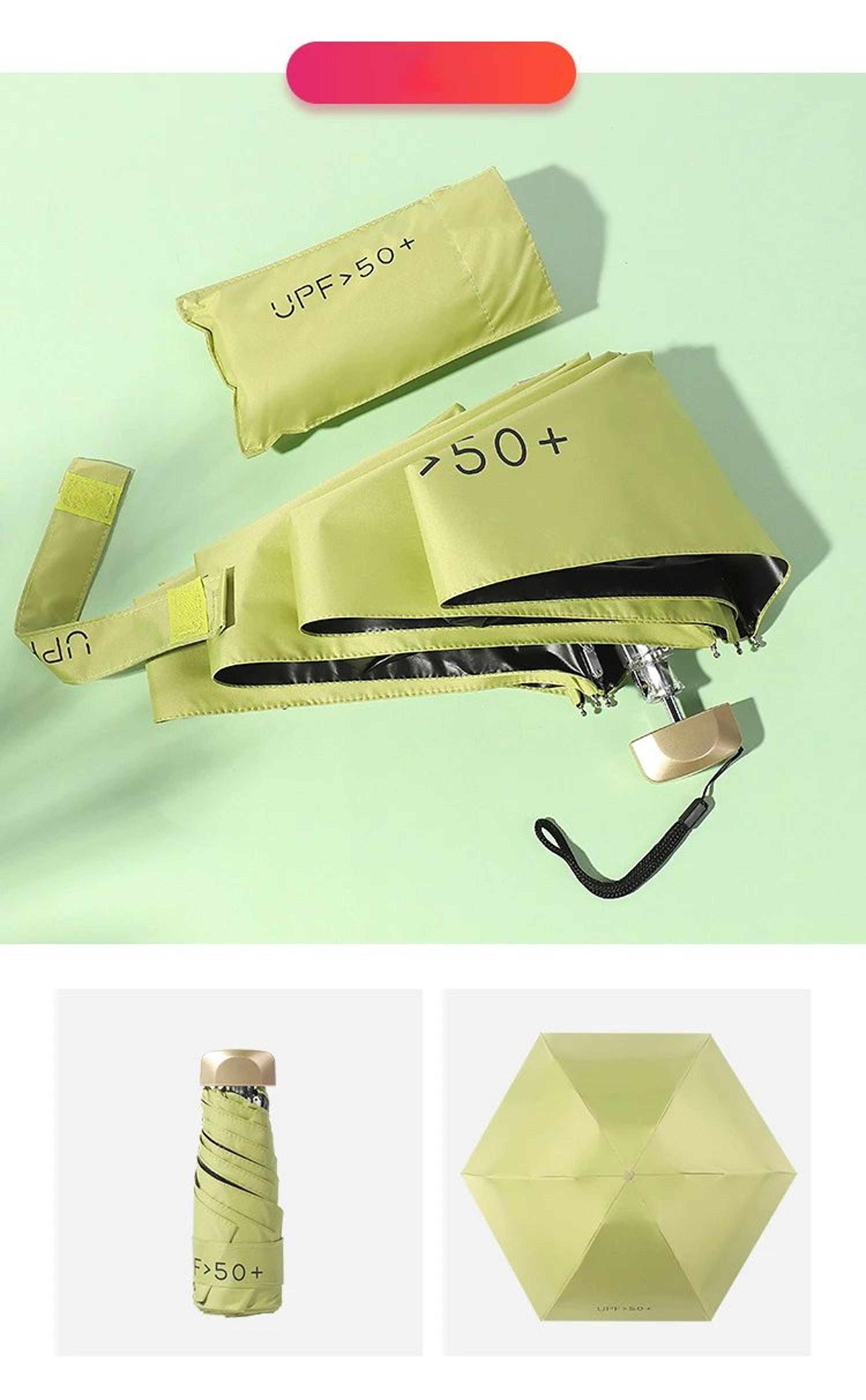 Mini Pocket UV Protection Umbrella 9