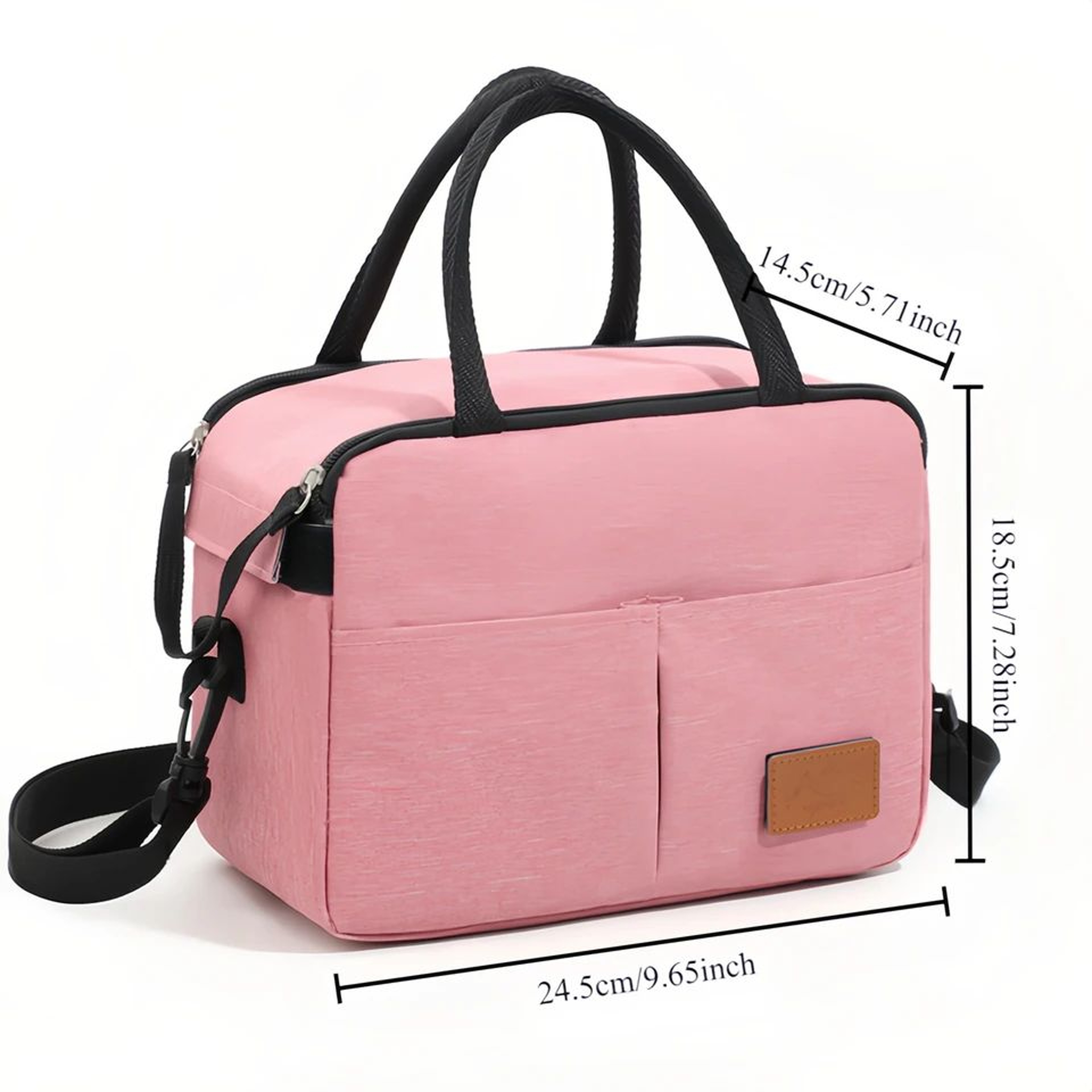 Insulated Oxford Cloth Bento Lunch Bag 5