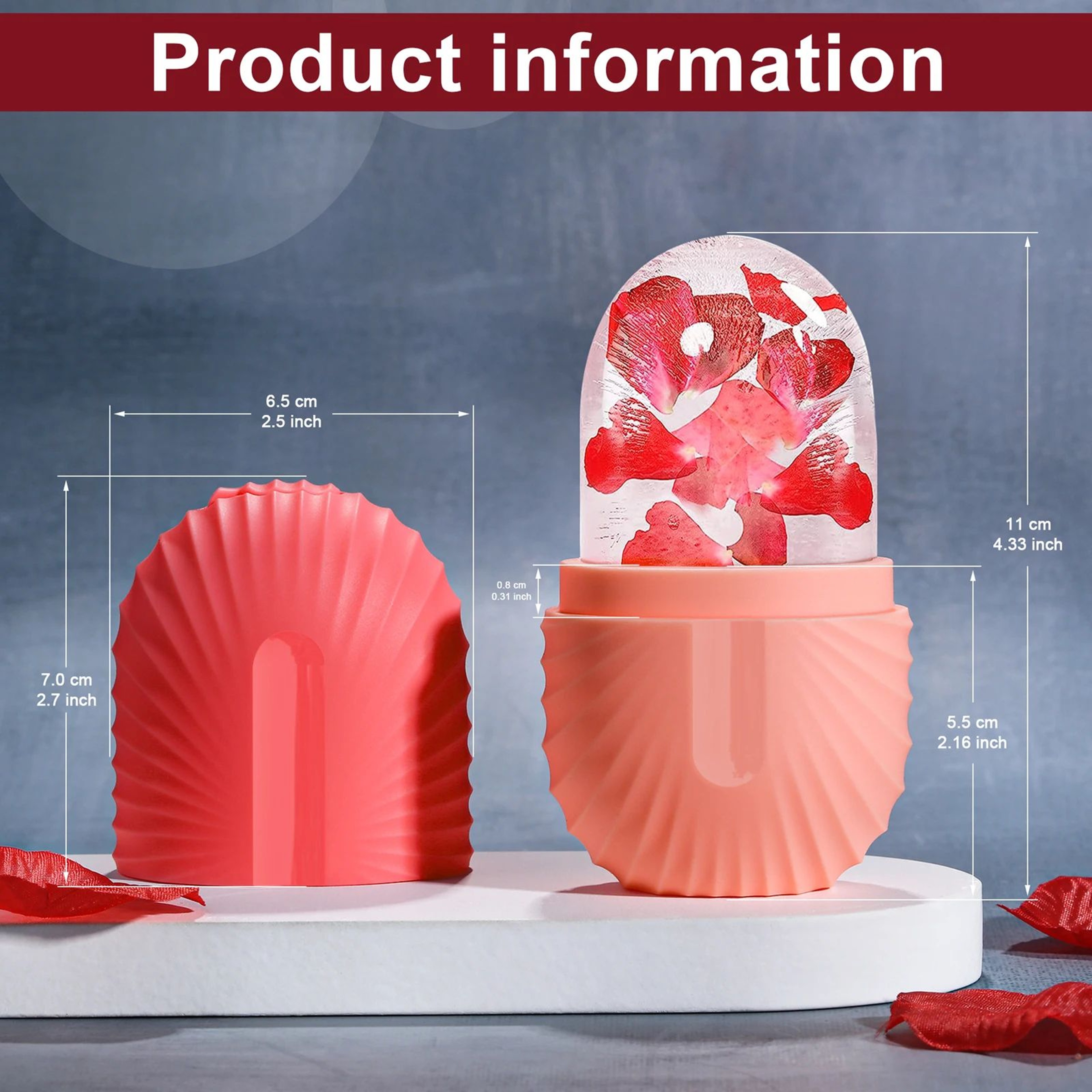 Silicone Ice Cube Facial Massager 2