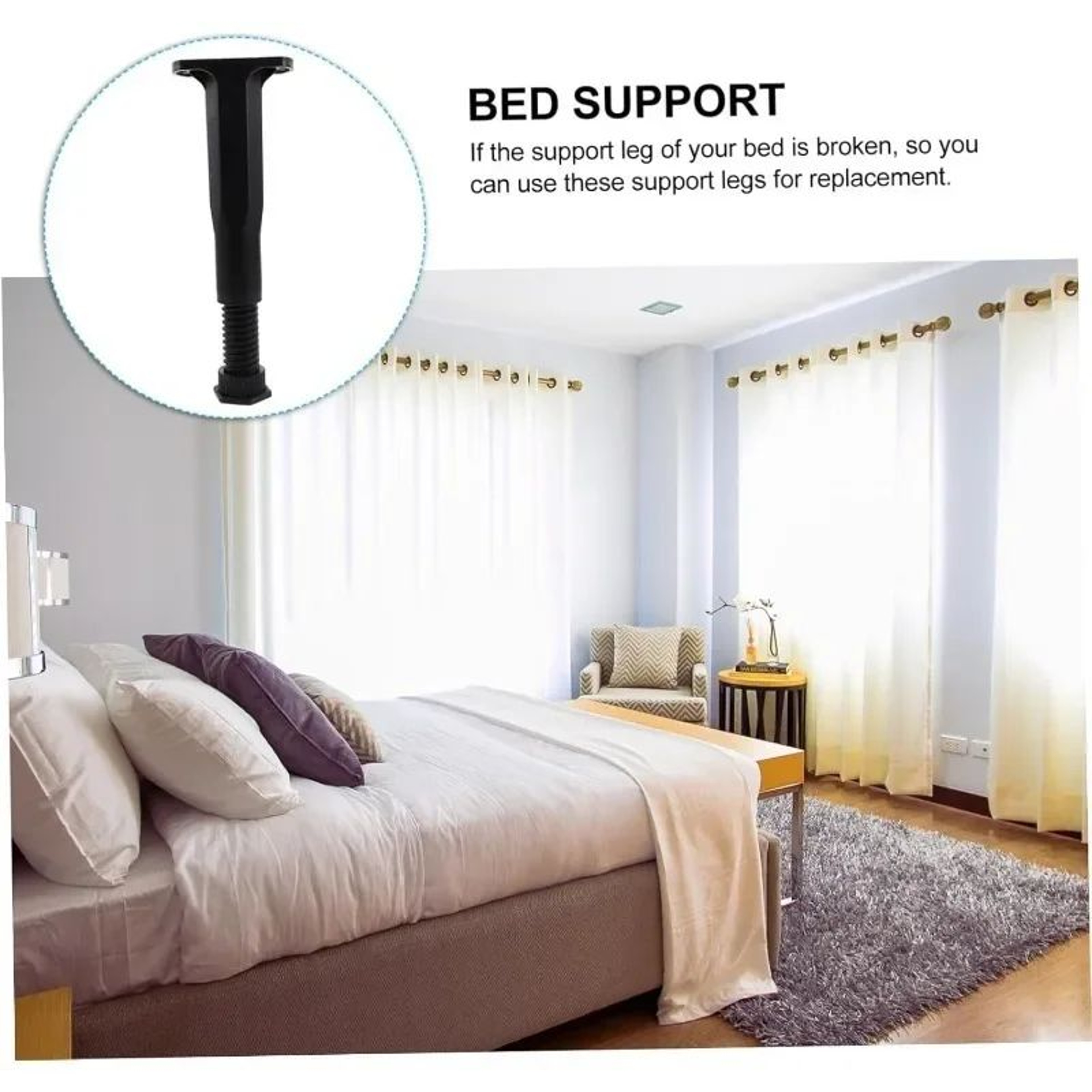 Adjustable Furniture Support Leg 9
