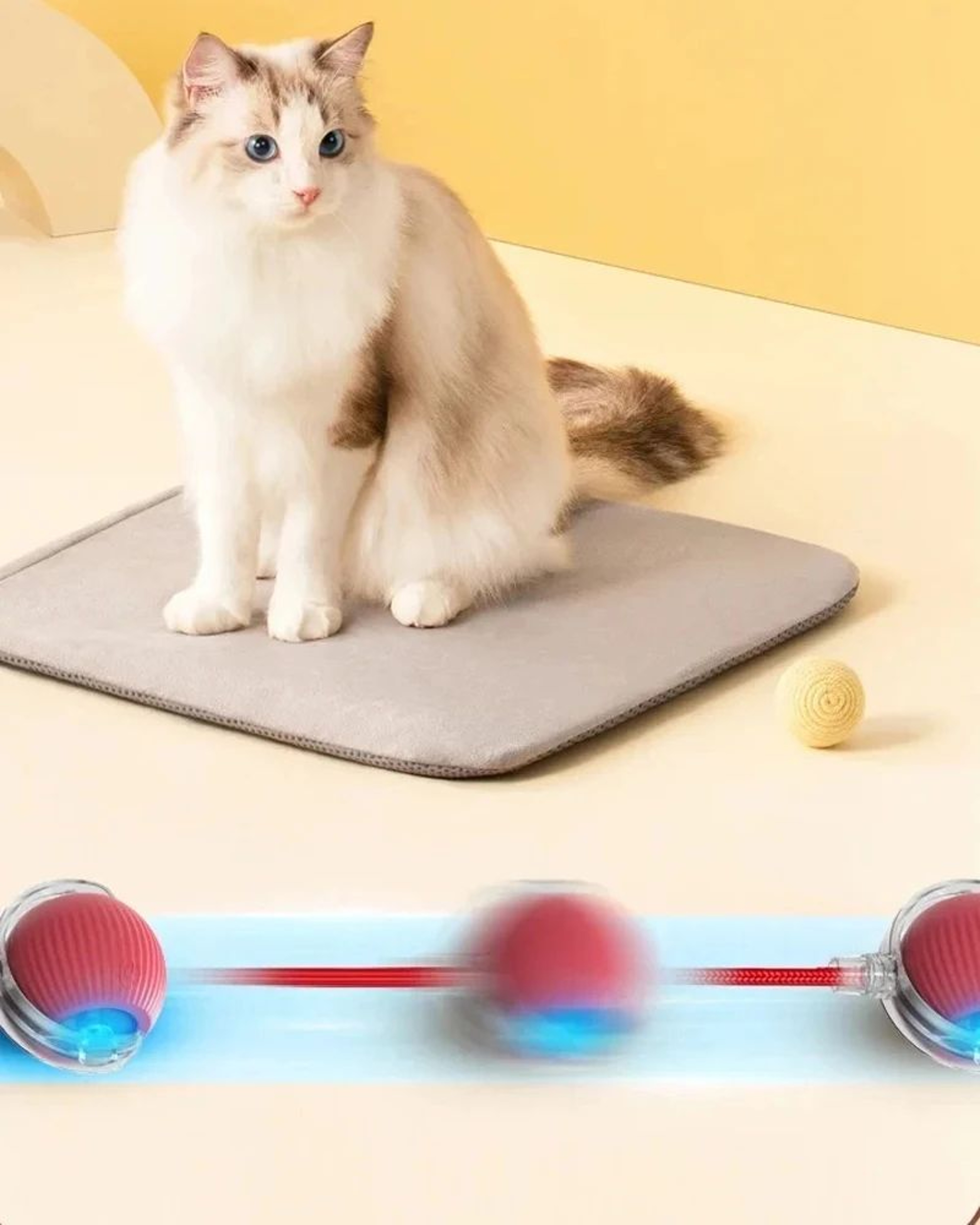 Rechargeable Smart Interactive Cat Ball Toy 11