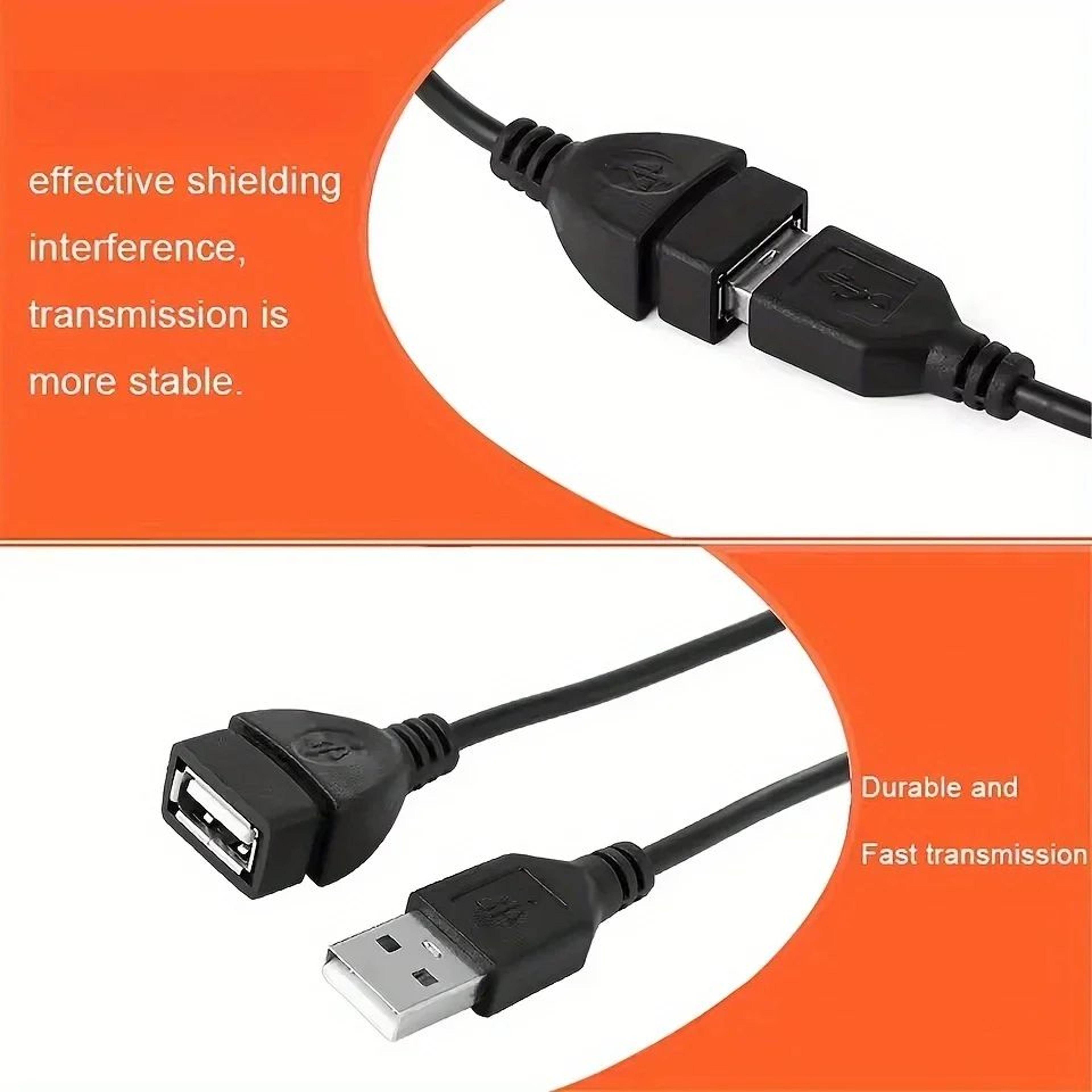 USB A Male To Female Extension Cable 33ft 2