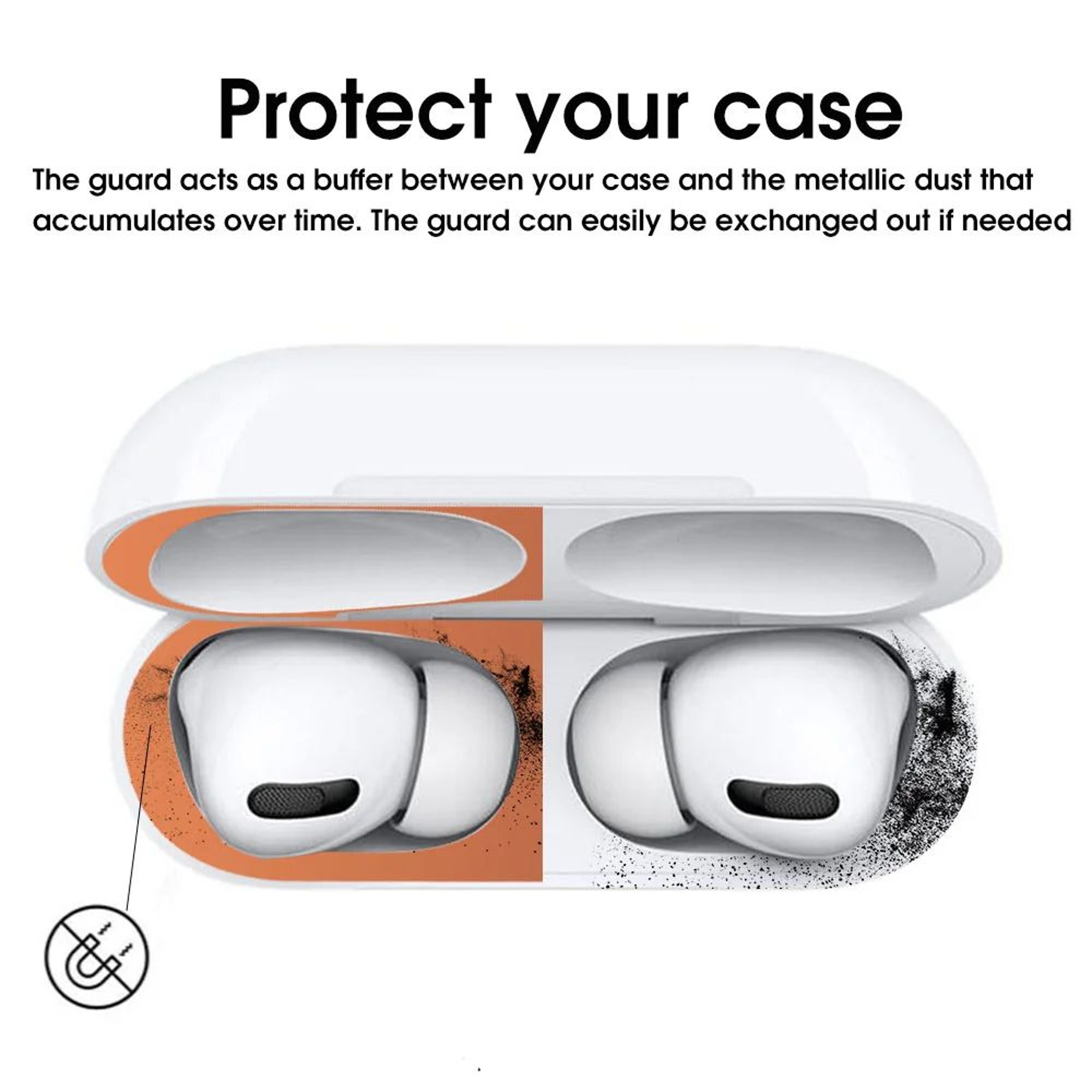 AirPods Pro 2 Dust Proof Metal Stickers 2