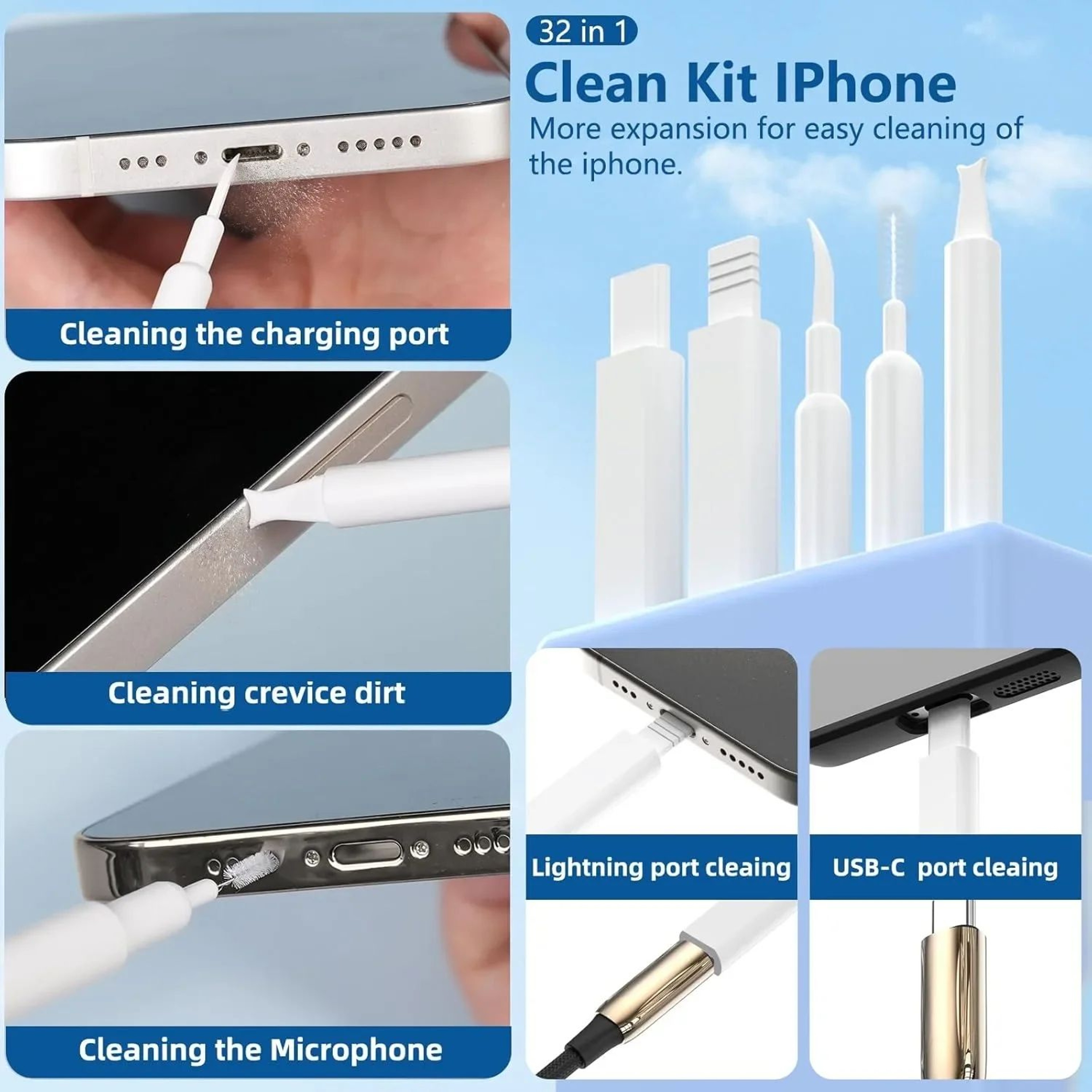 Multi Functional Deep Cleaning Tool Kit 2