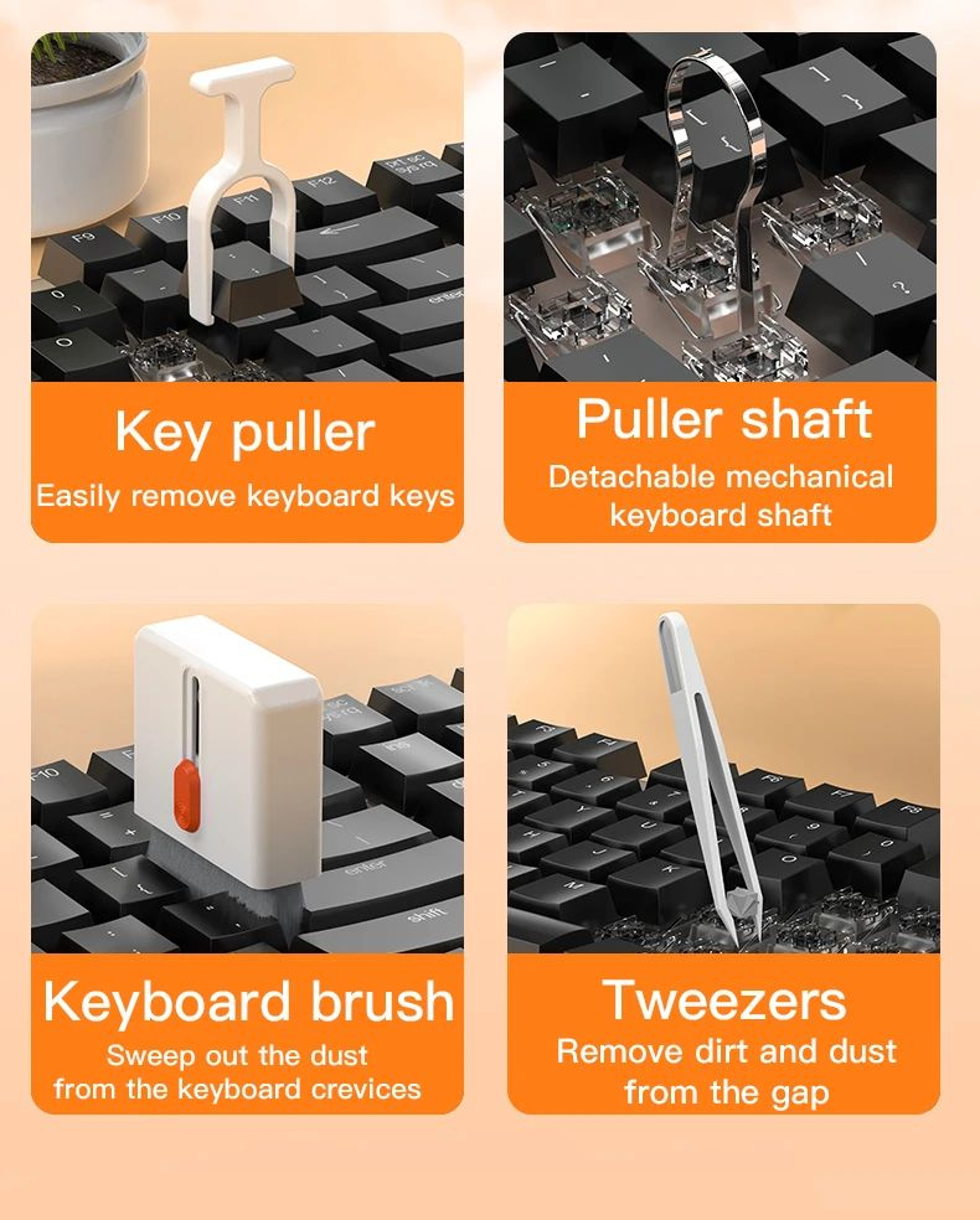 Multi Functional Deep Cleaning Tool Kit 7