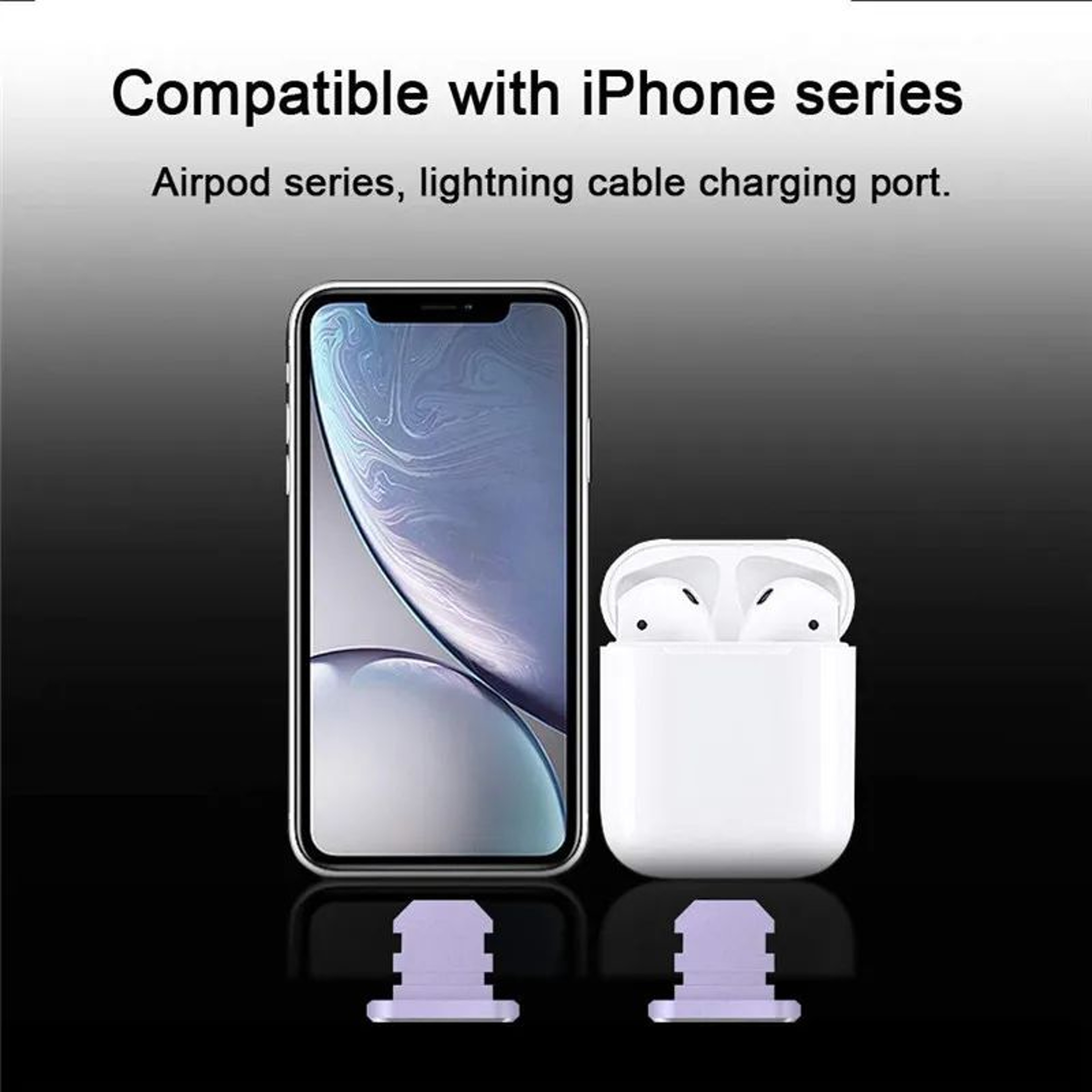 Metal Charging Port Dust Plug For IPhone 6
