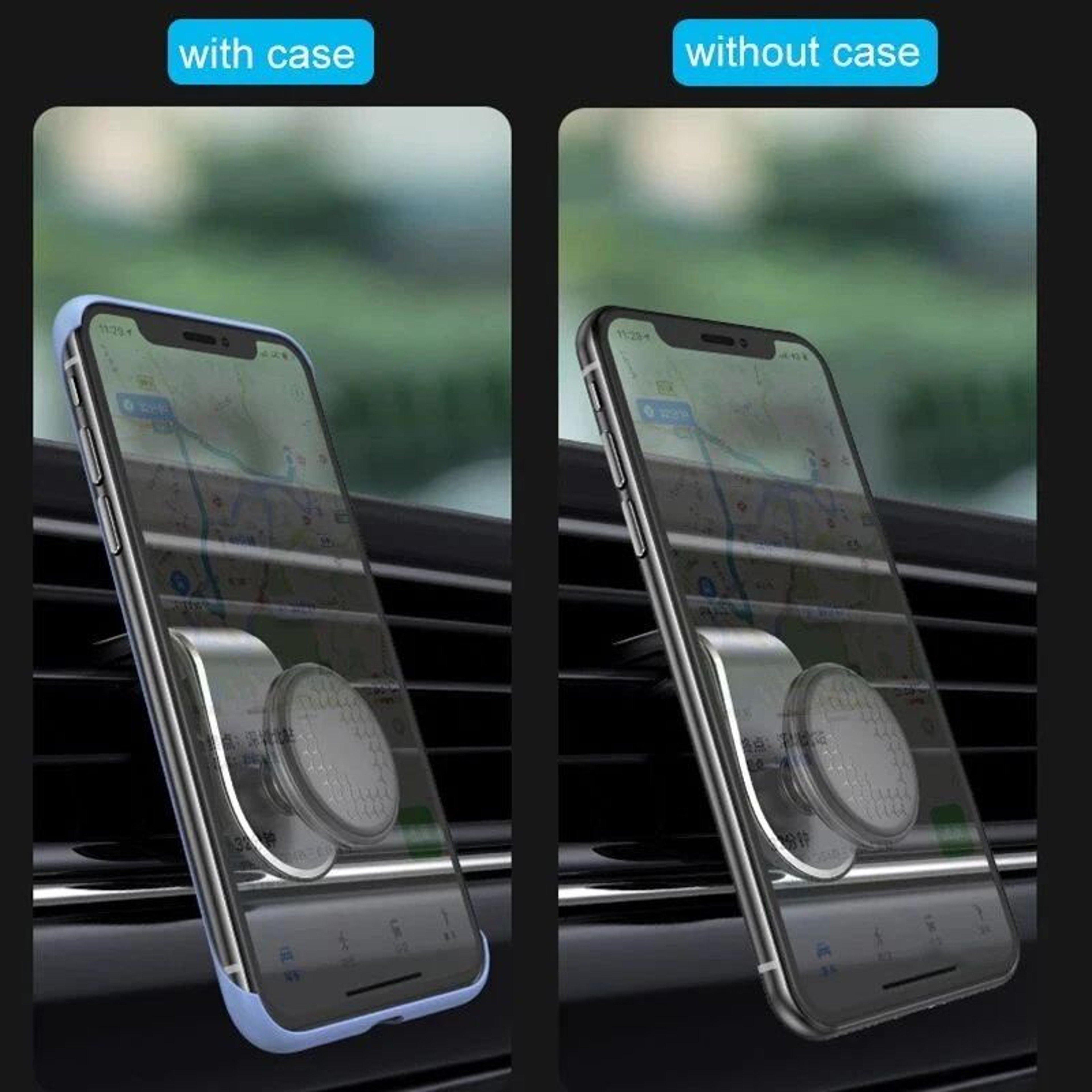 Magnetic Car Phone Holder Air Vent Mount 3