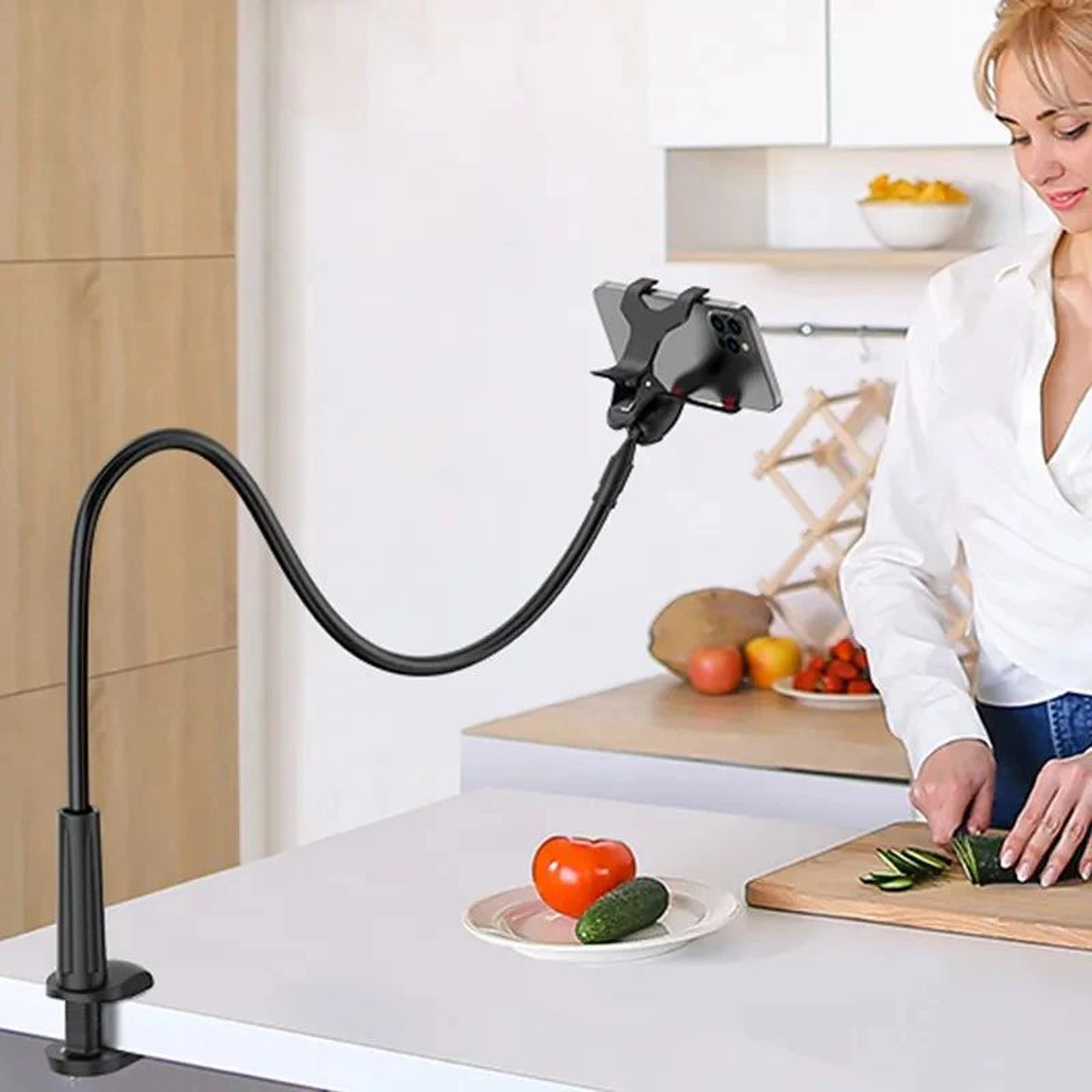 Flexible Bedside Phone Holder Bracket 0