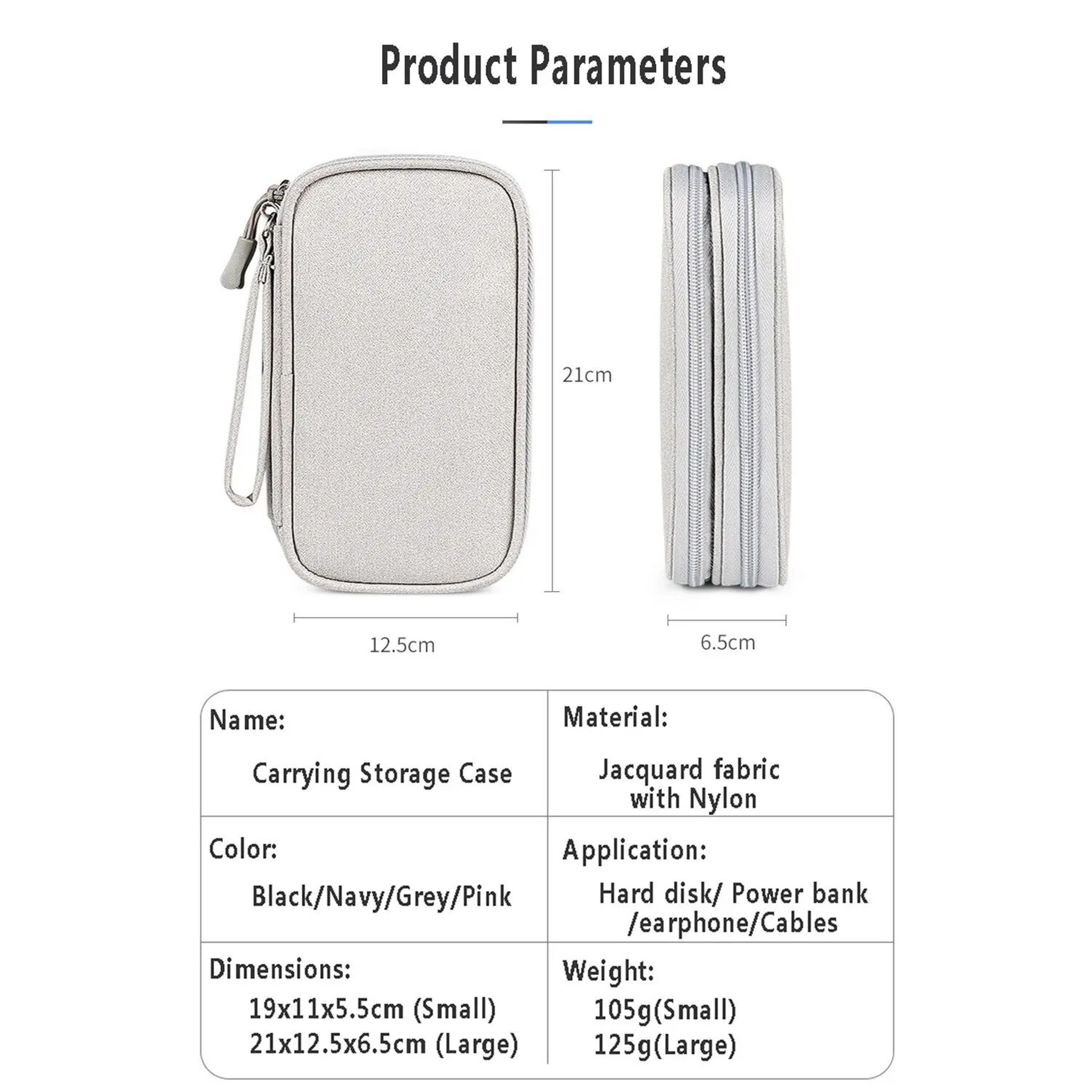 Travel Digital Organizer Bag For Cables And Accessories 5