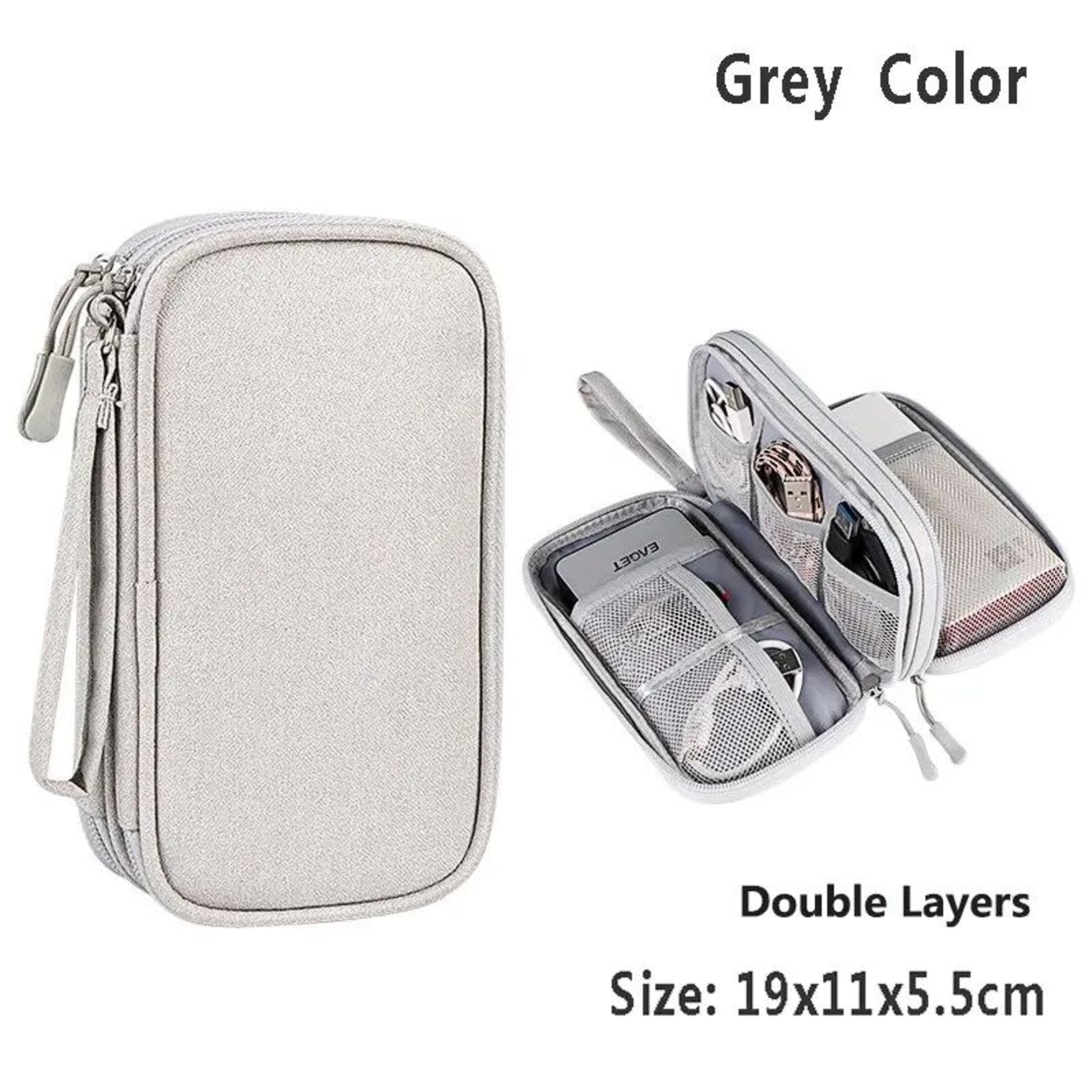Travel Digital Organizer Bag For Cables And Accessories 11