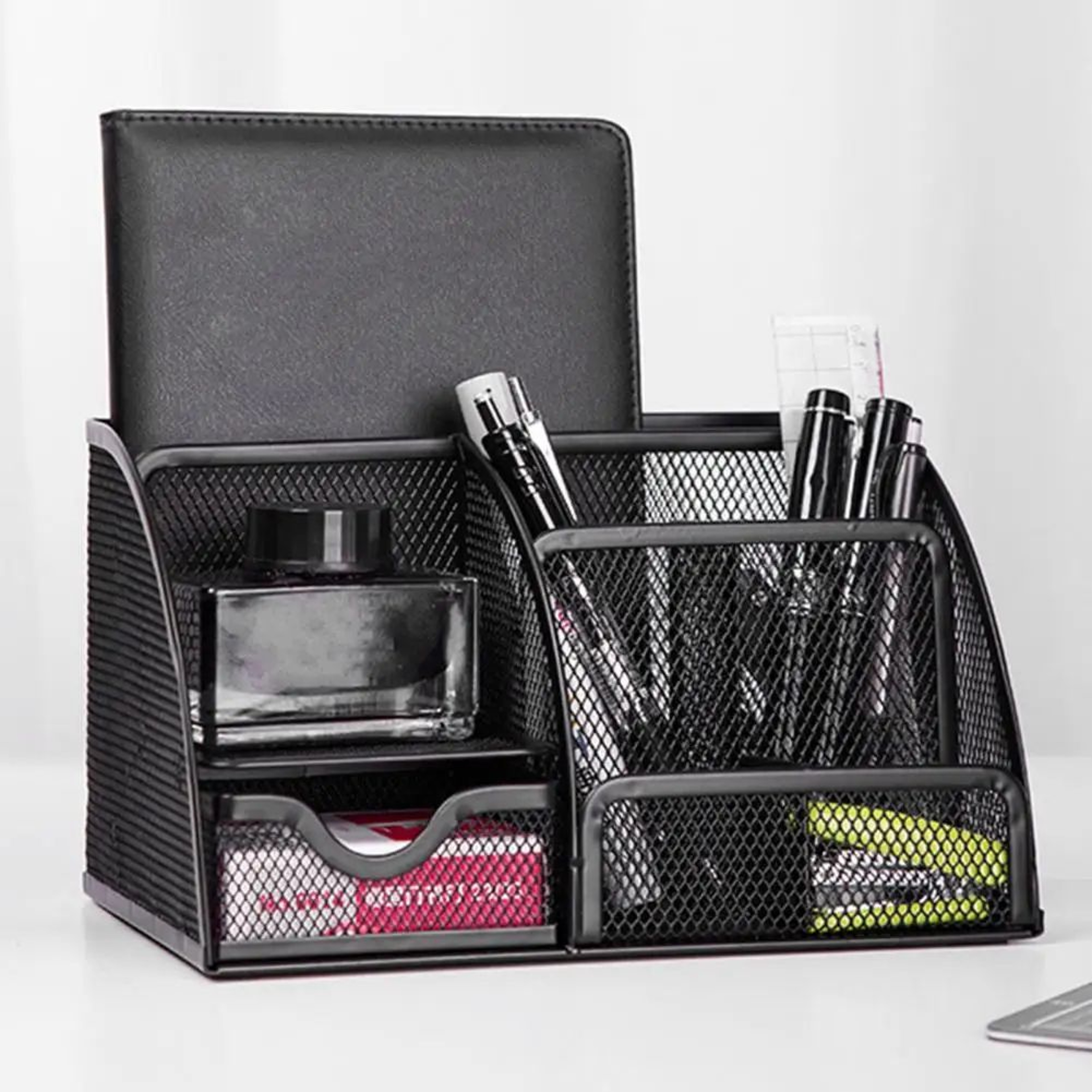 Metal Mesh Desktop Pen Organizer 3