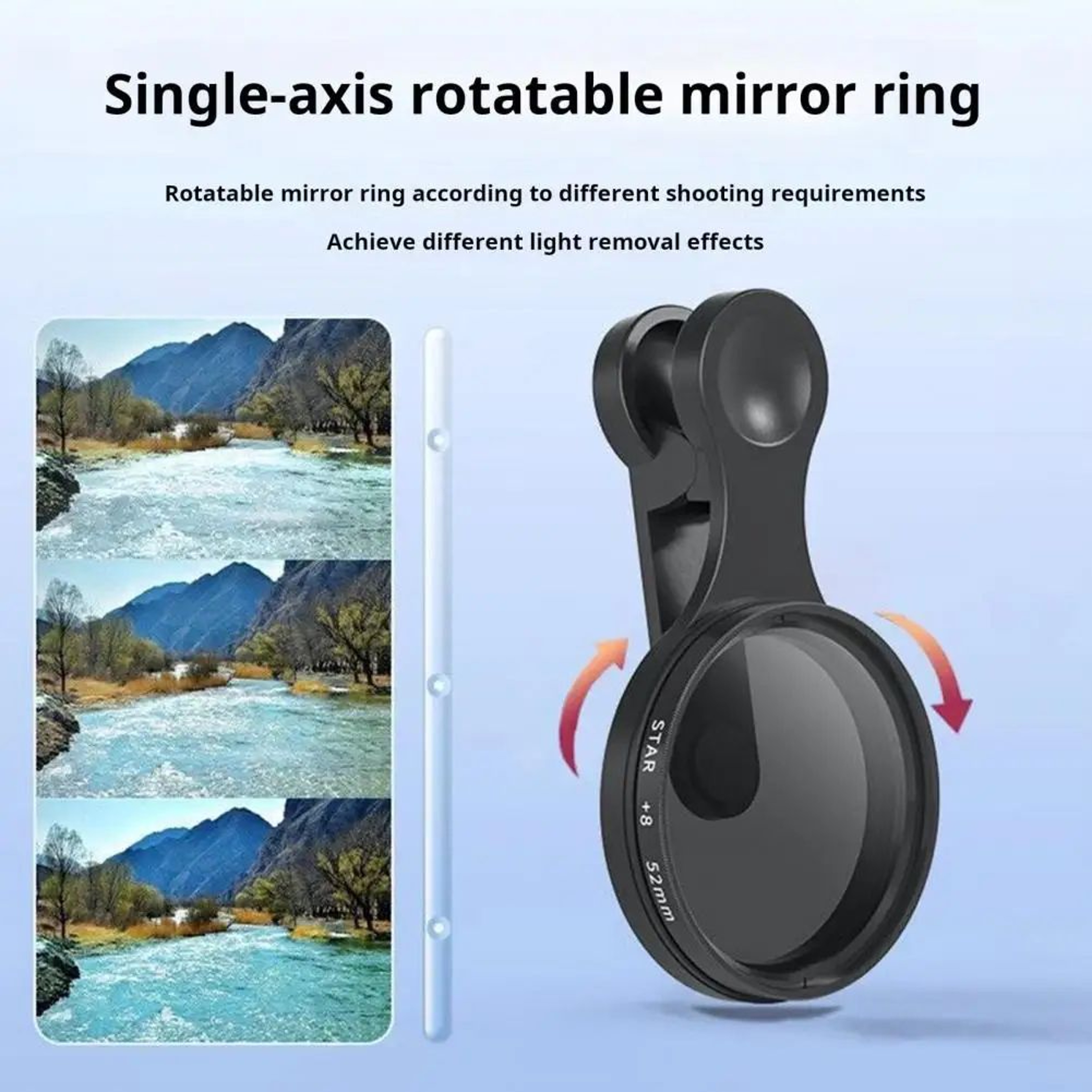 Rotatable Polarized Phone Camera Lens 1