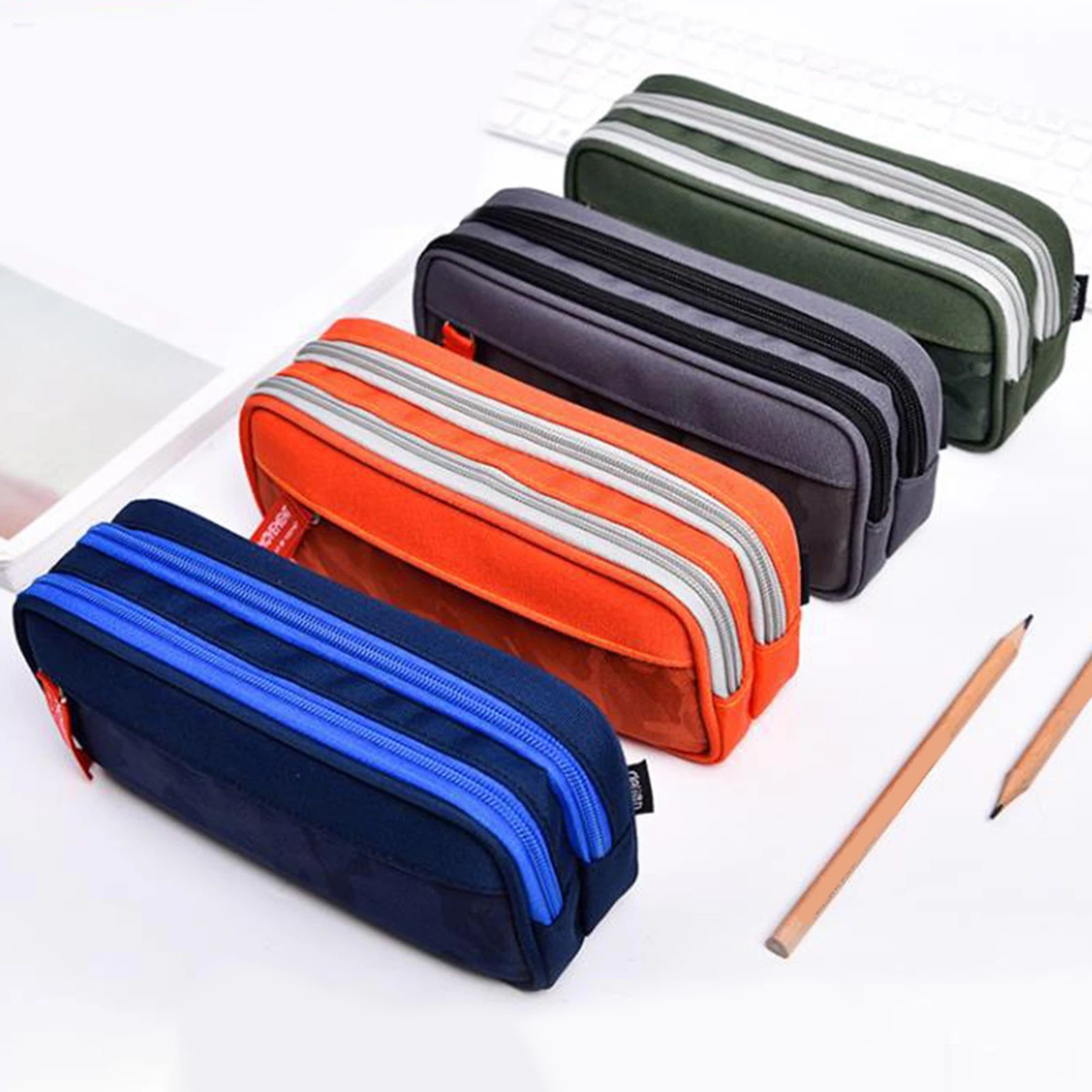 Multi Layer Zipper Pencil Case 4