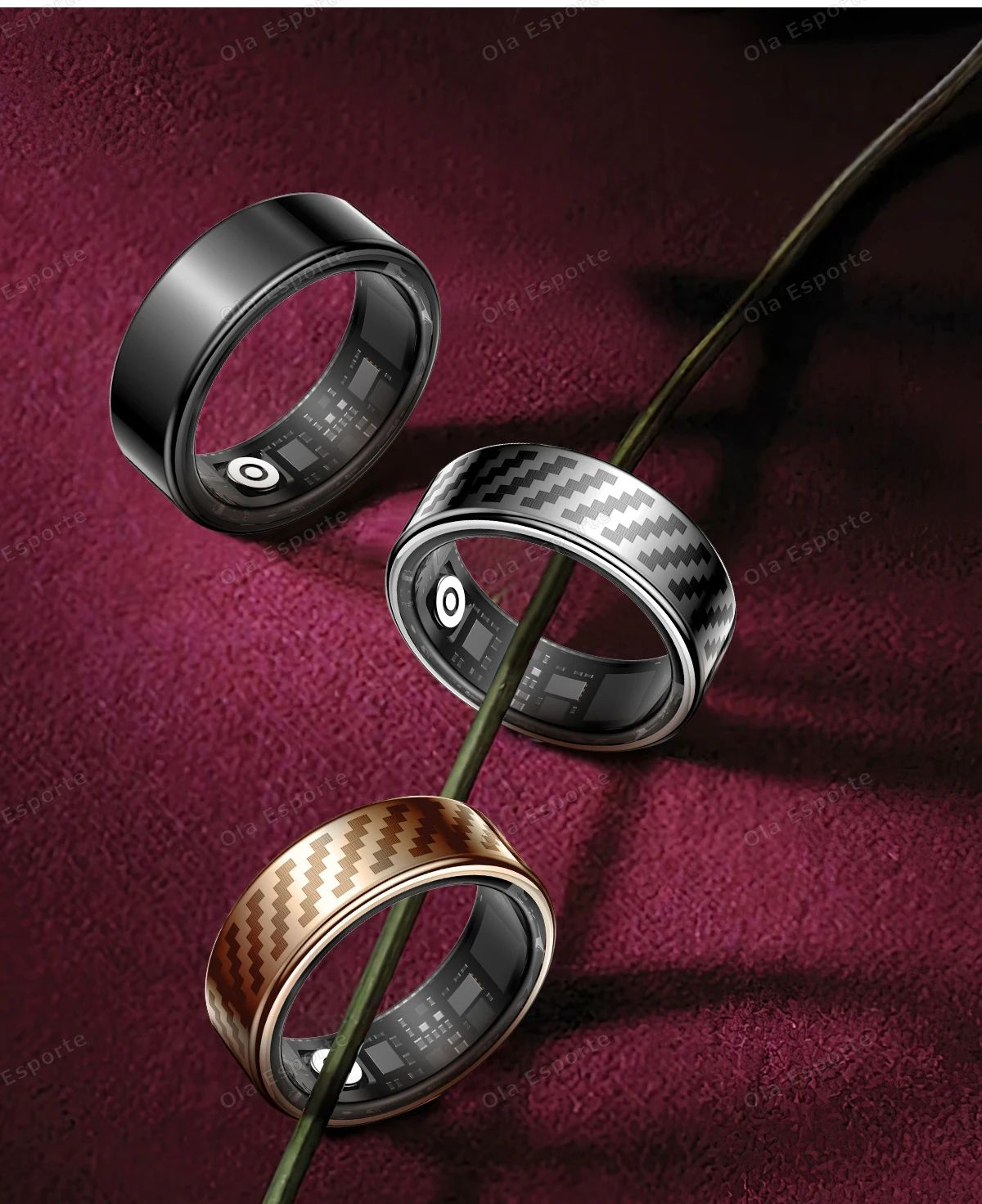 Smart Fitness Ring With Charging Case 14
