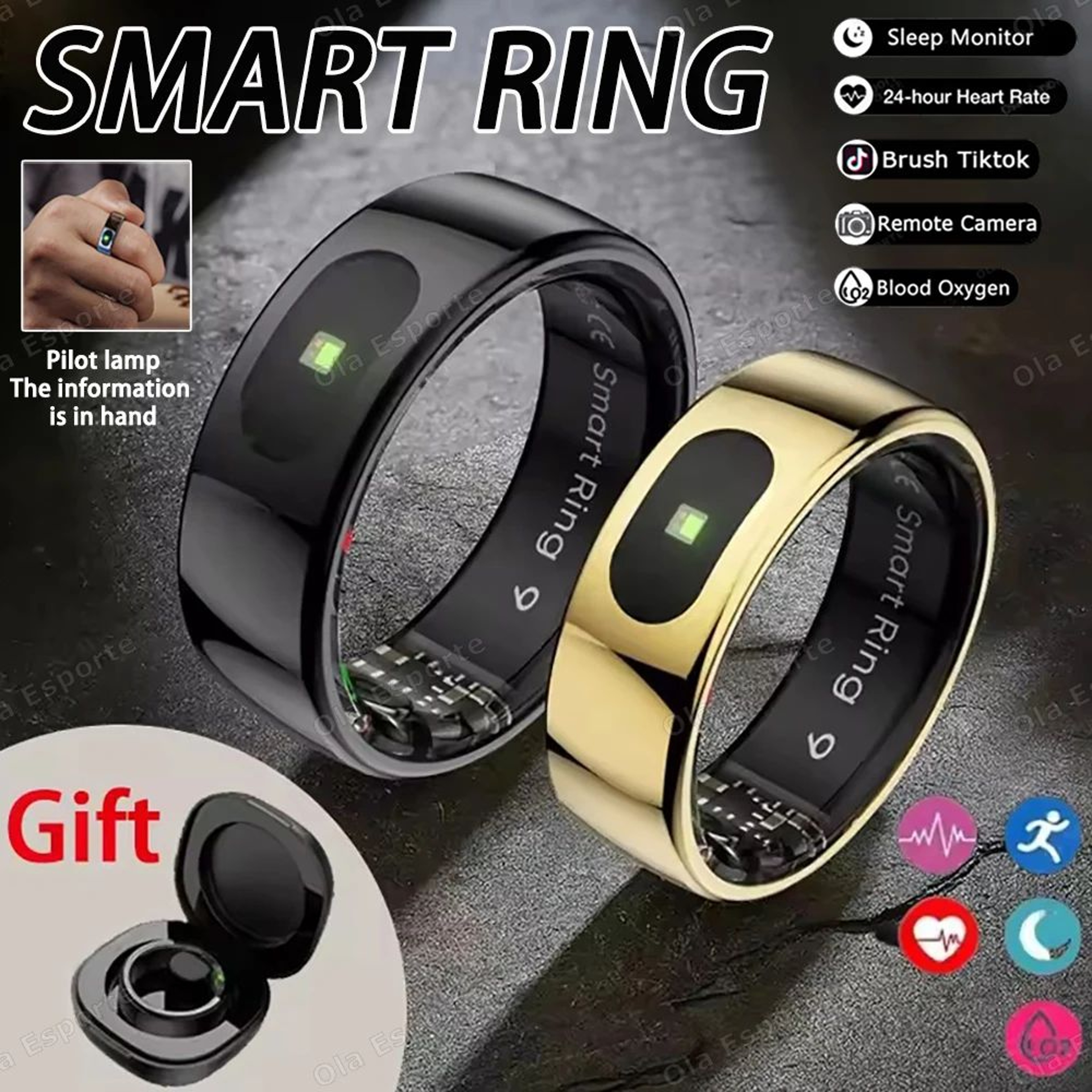 Smart Health Monitoring Ring 2025 0