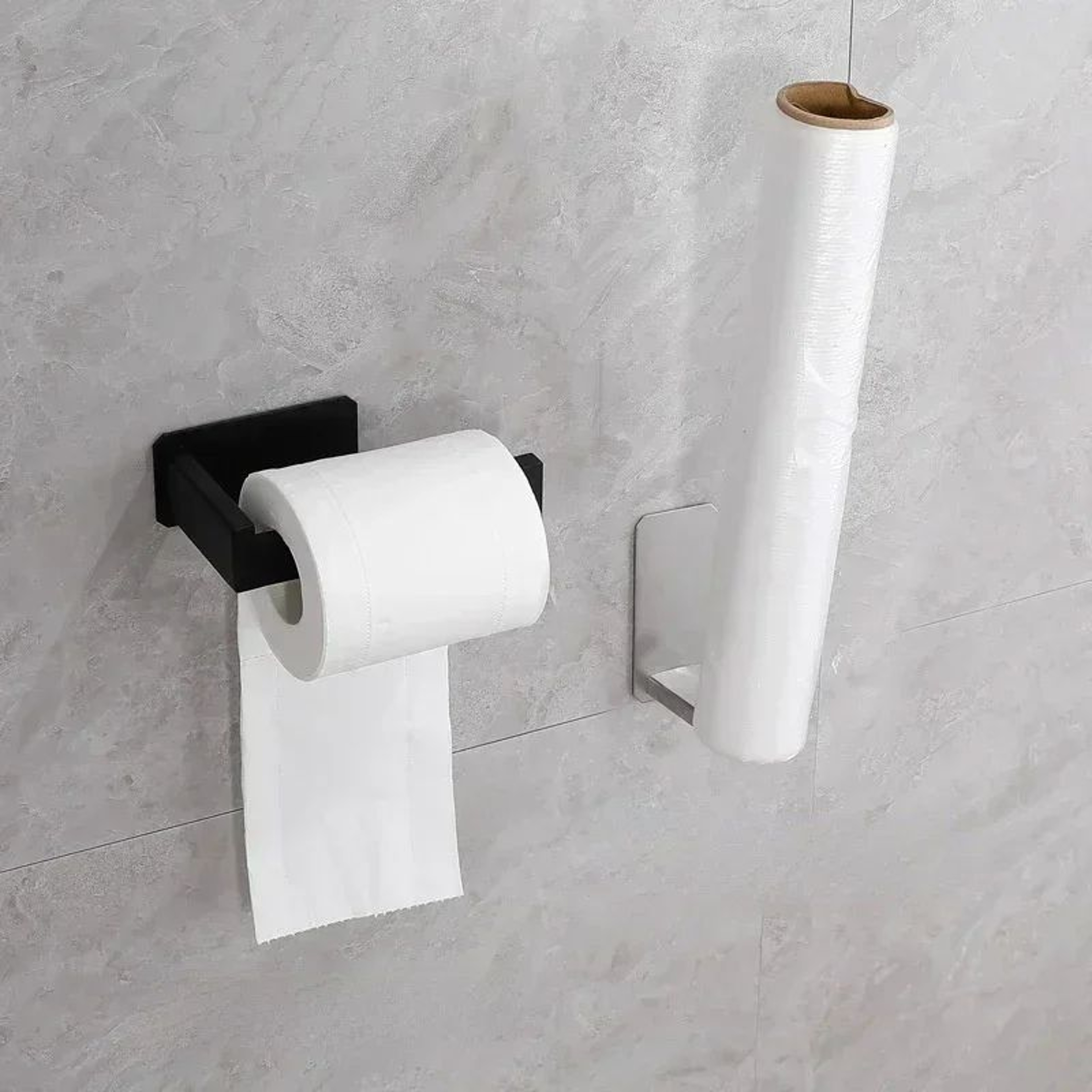 Black Stainless Steel Toilet Paper Holder 3
