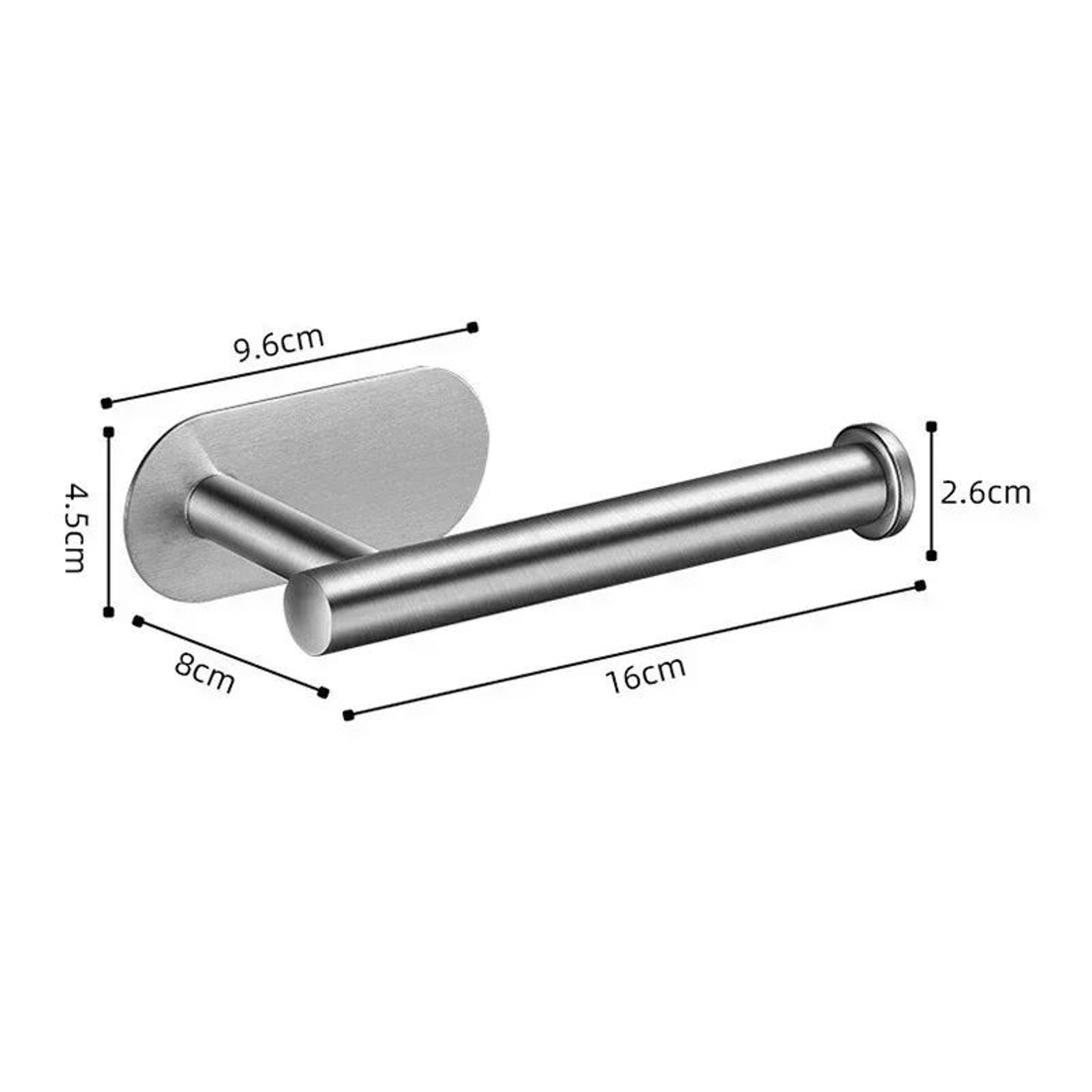 Black Stainless Steel Toilet Paper Holder 15